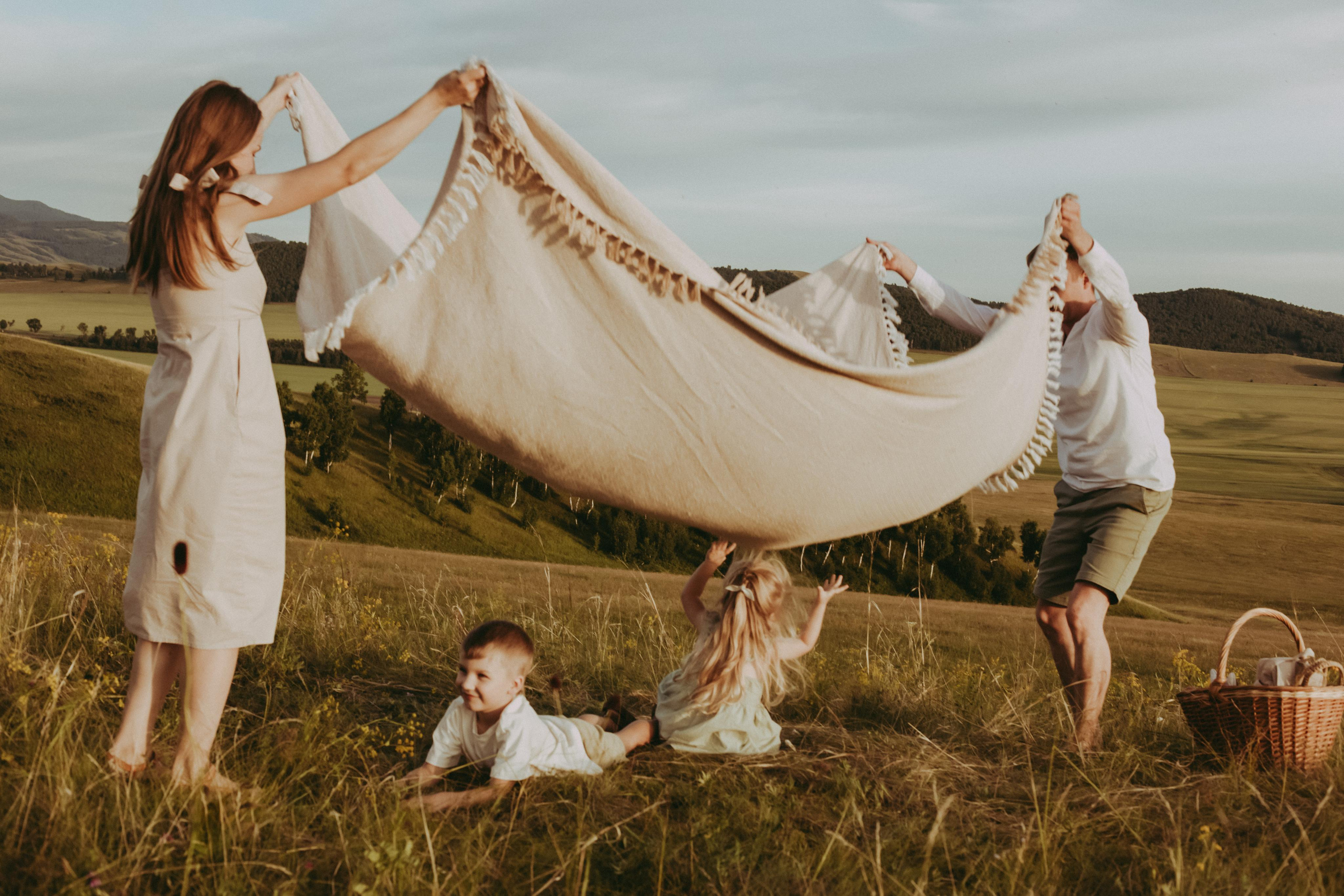 Пикник на закате. Фотограф Карина Шарафутдинова