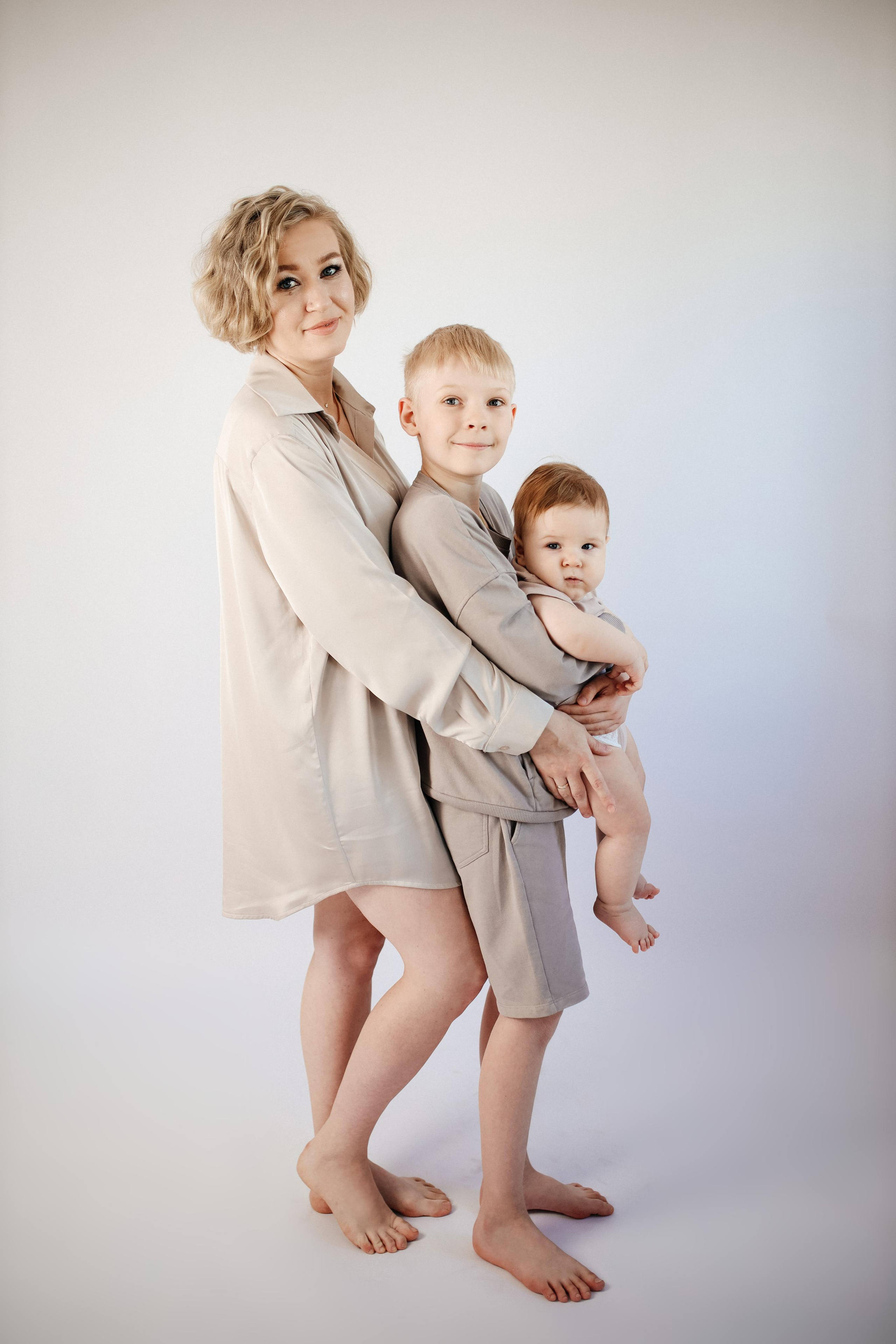 Мама и сыновья. Фотограф Карина Шарафутдинова