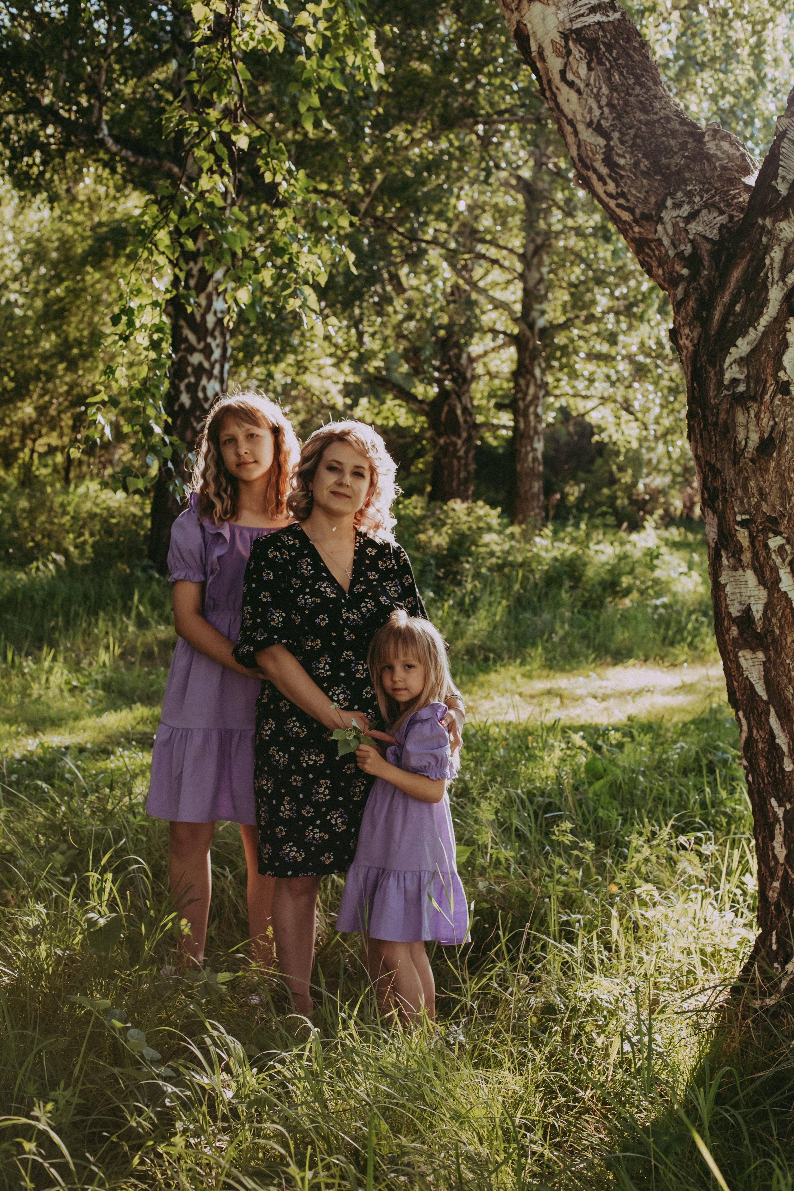 Мама и дочки. Фотограф Карина Шарафутдинова