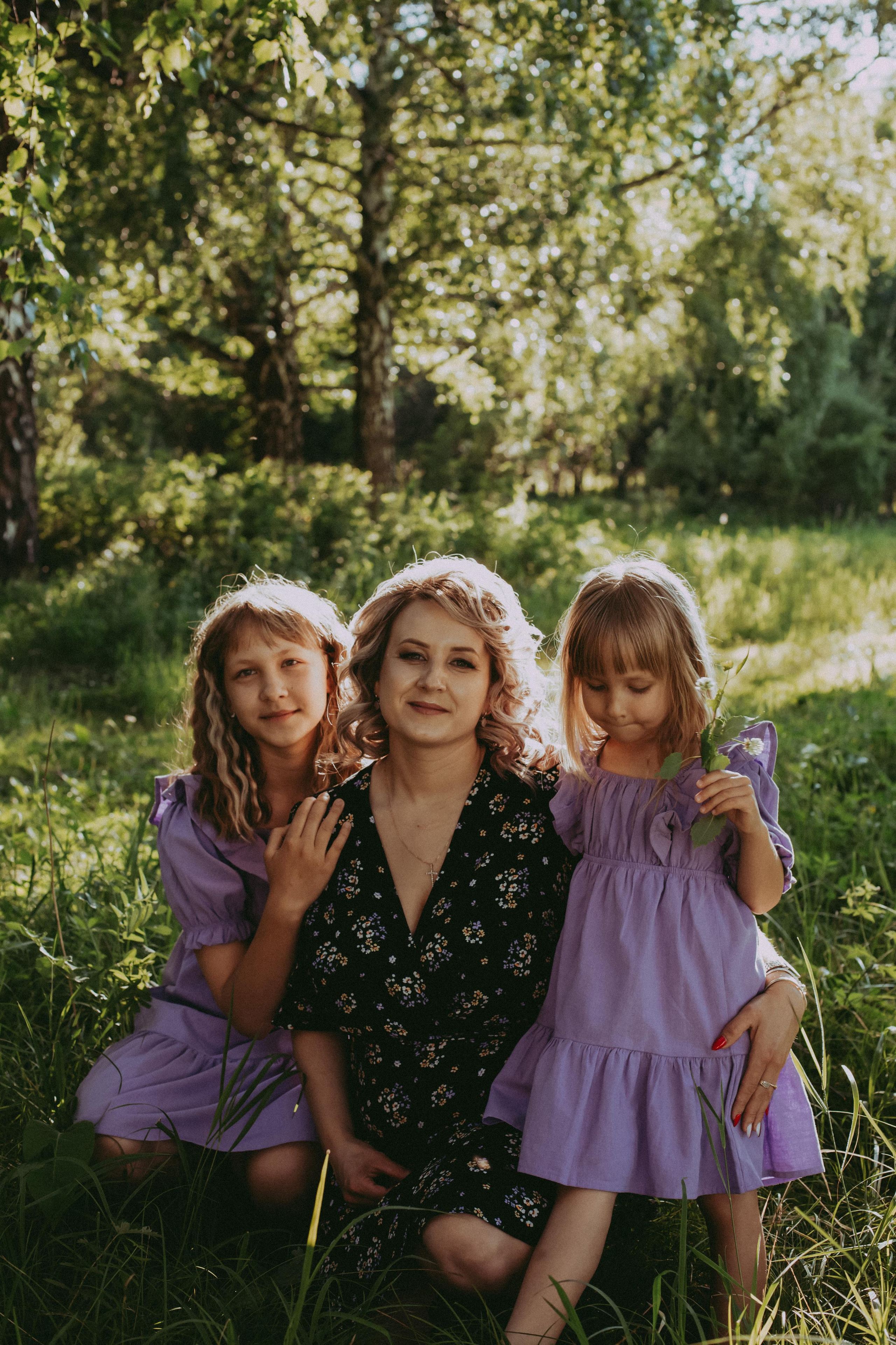 Мама и дочки. Фотограф Карина Шарафутдинова