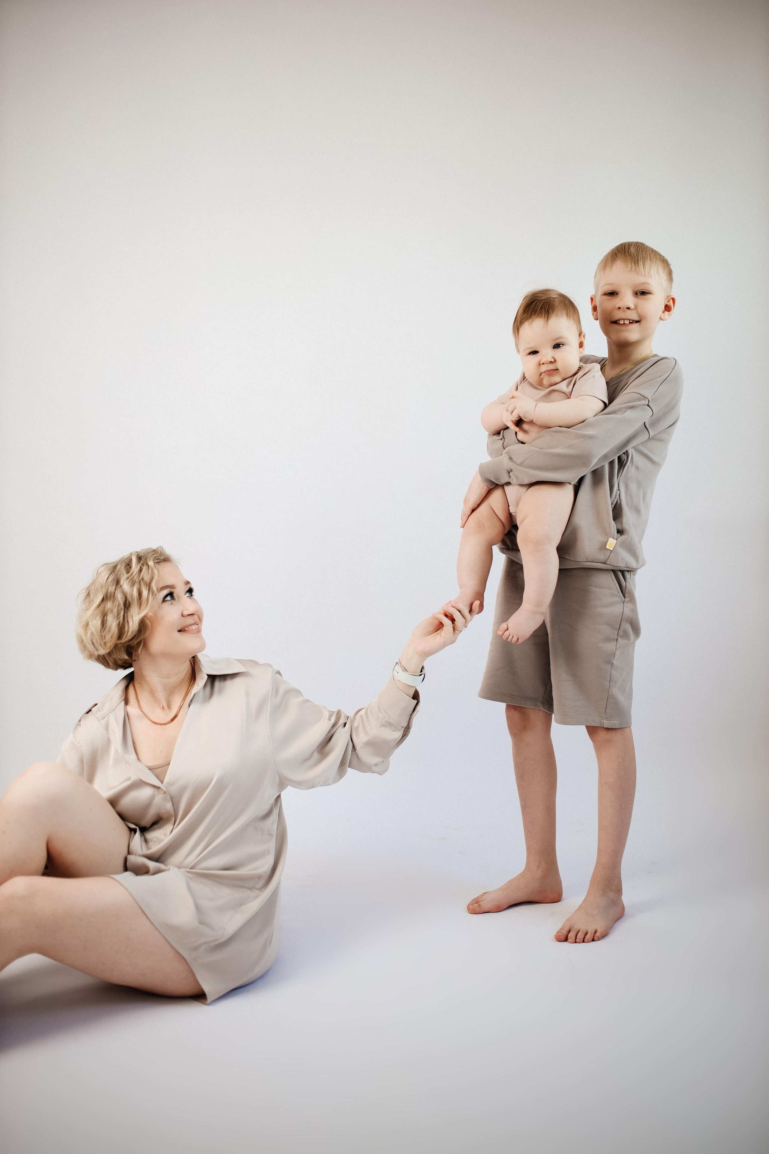 Мама и сыновья. Фотограф Карина Шарафутдинова