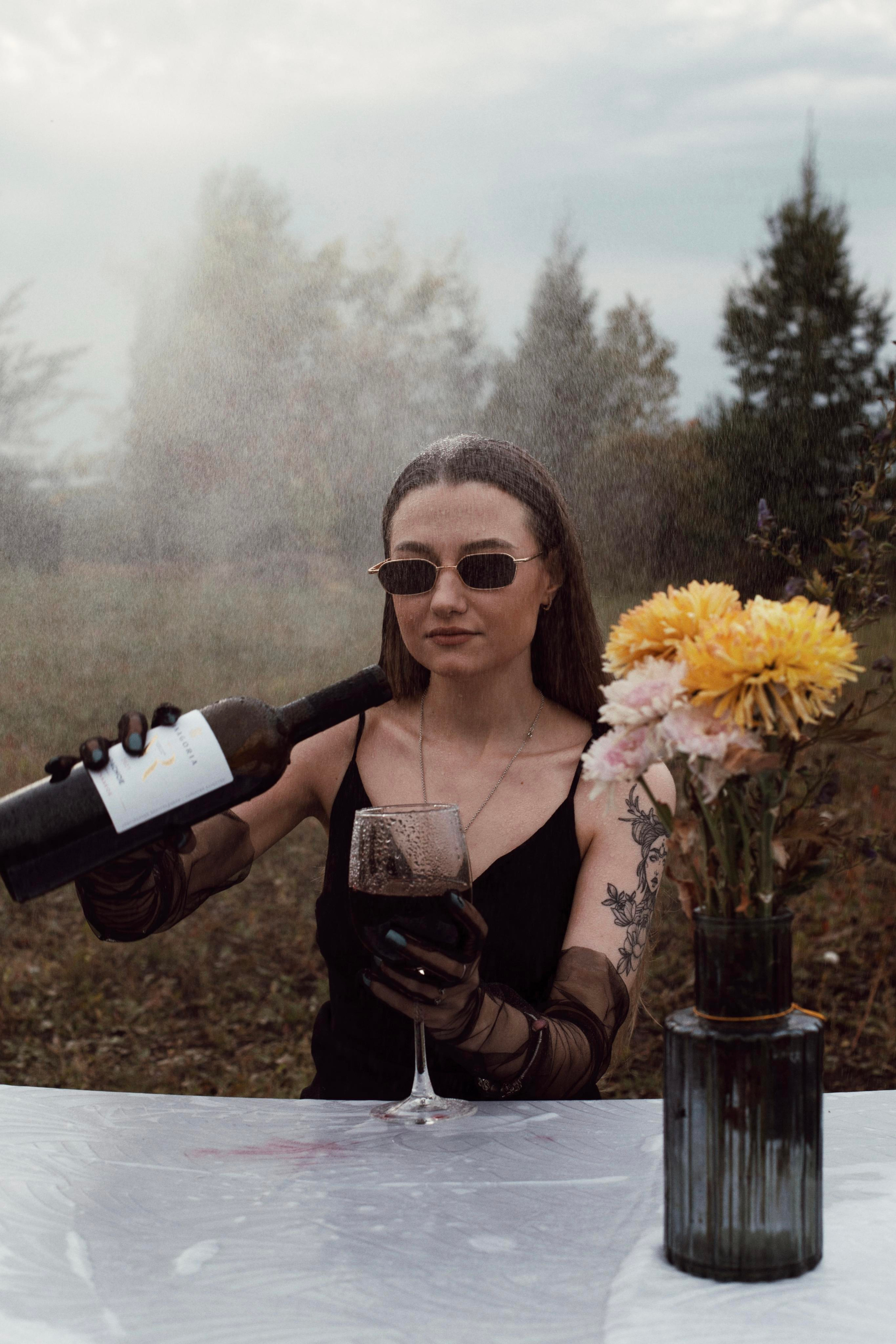 Дождь, вино и Маша. Фотограф Карина Шарафутдинова