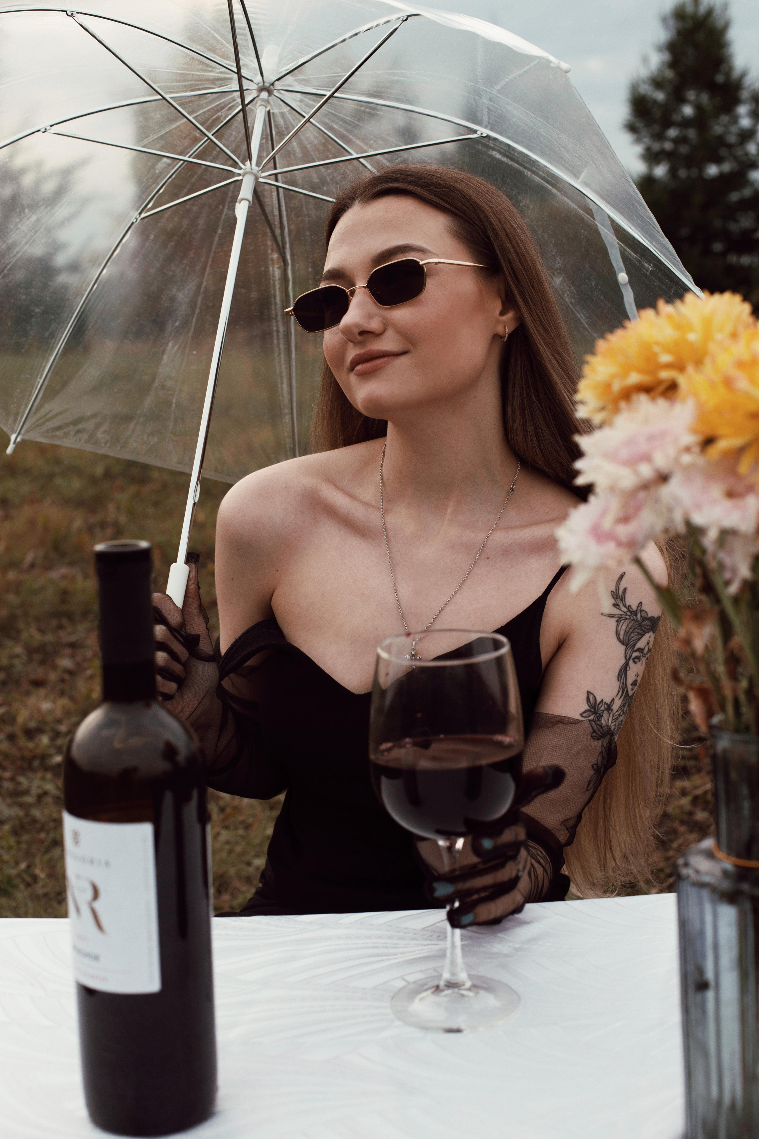 Дождь, вино и Маша. Фотограф Карина Шарафутдинова