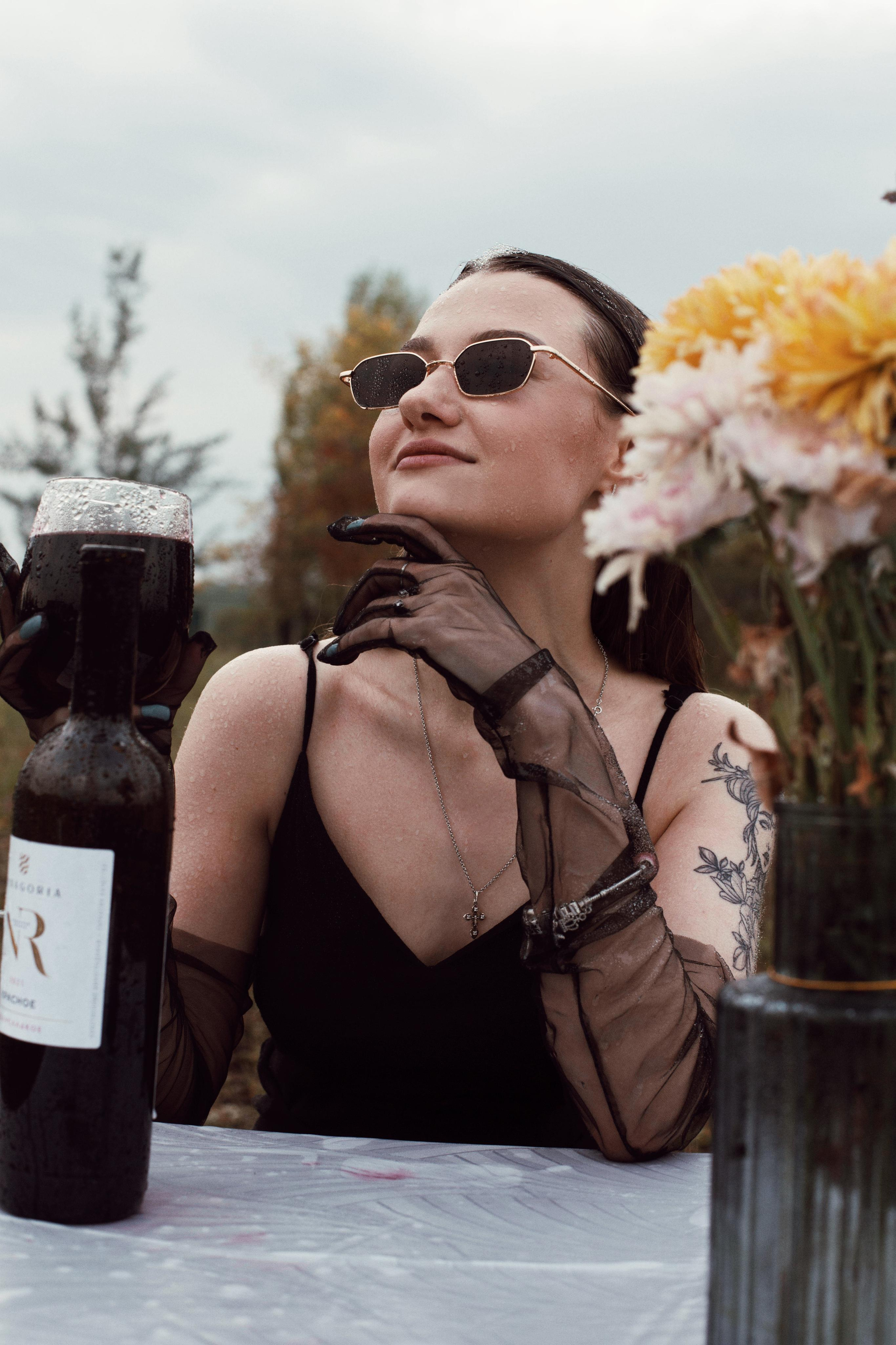 Дождь, вино и Маша. Фотограф Карина Шарафутдинова