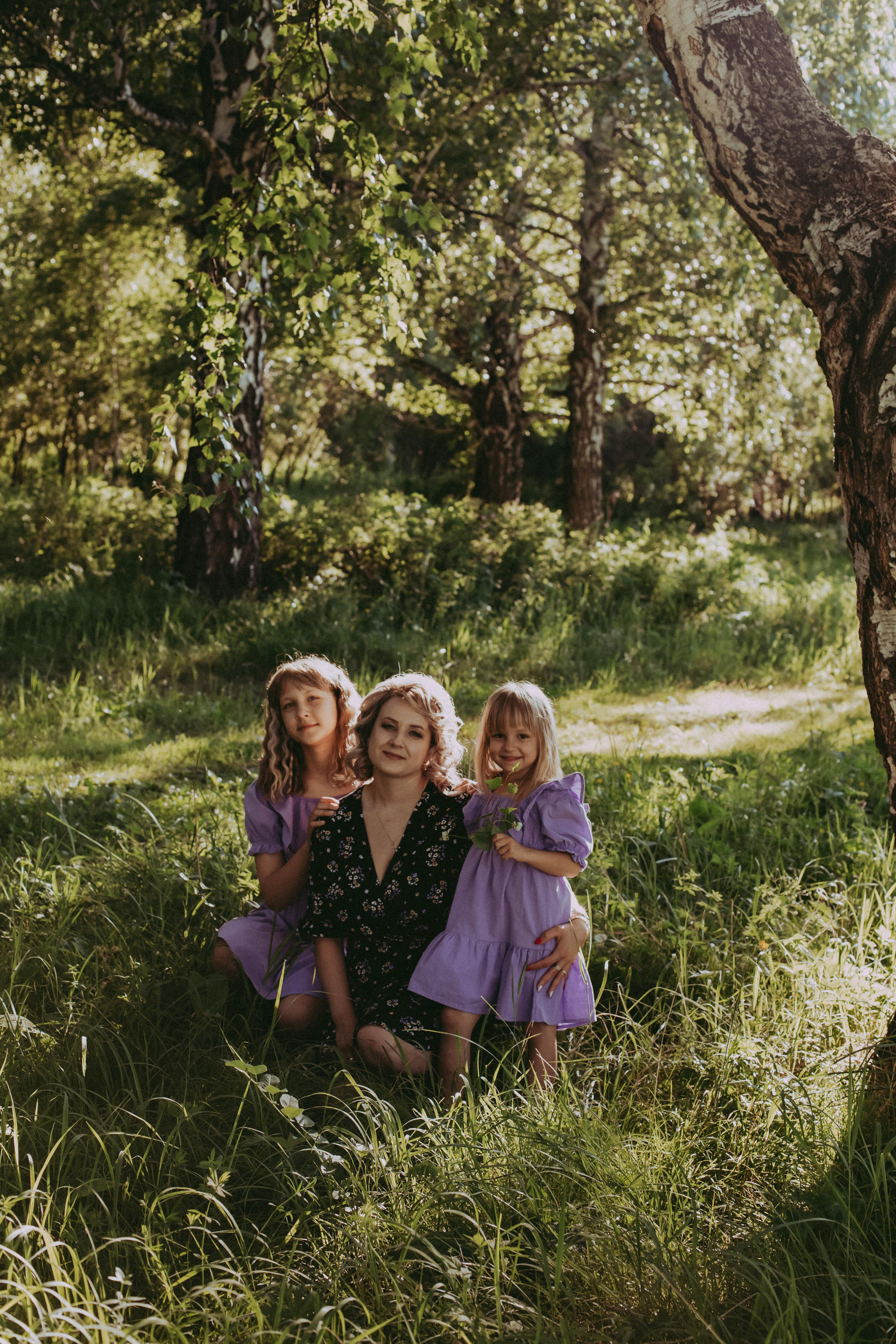 Мама и дочки. Фотограф Карина Шарафутдинова