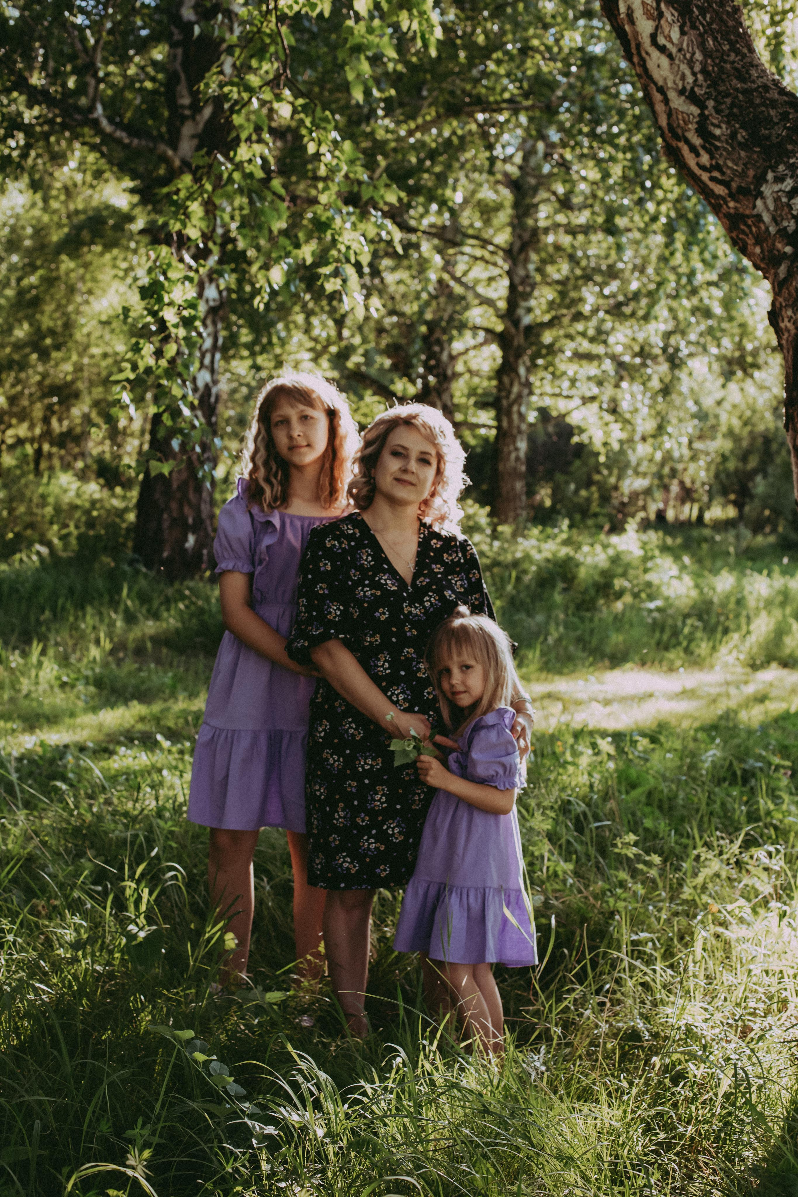 Мама и дочки. Фотограф Карина Шарафутдинова