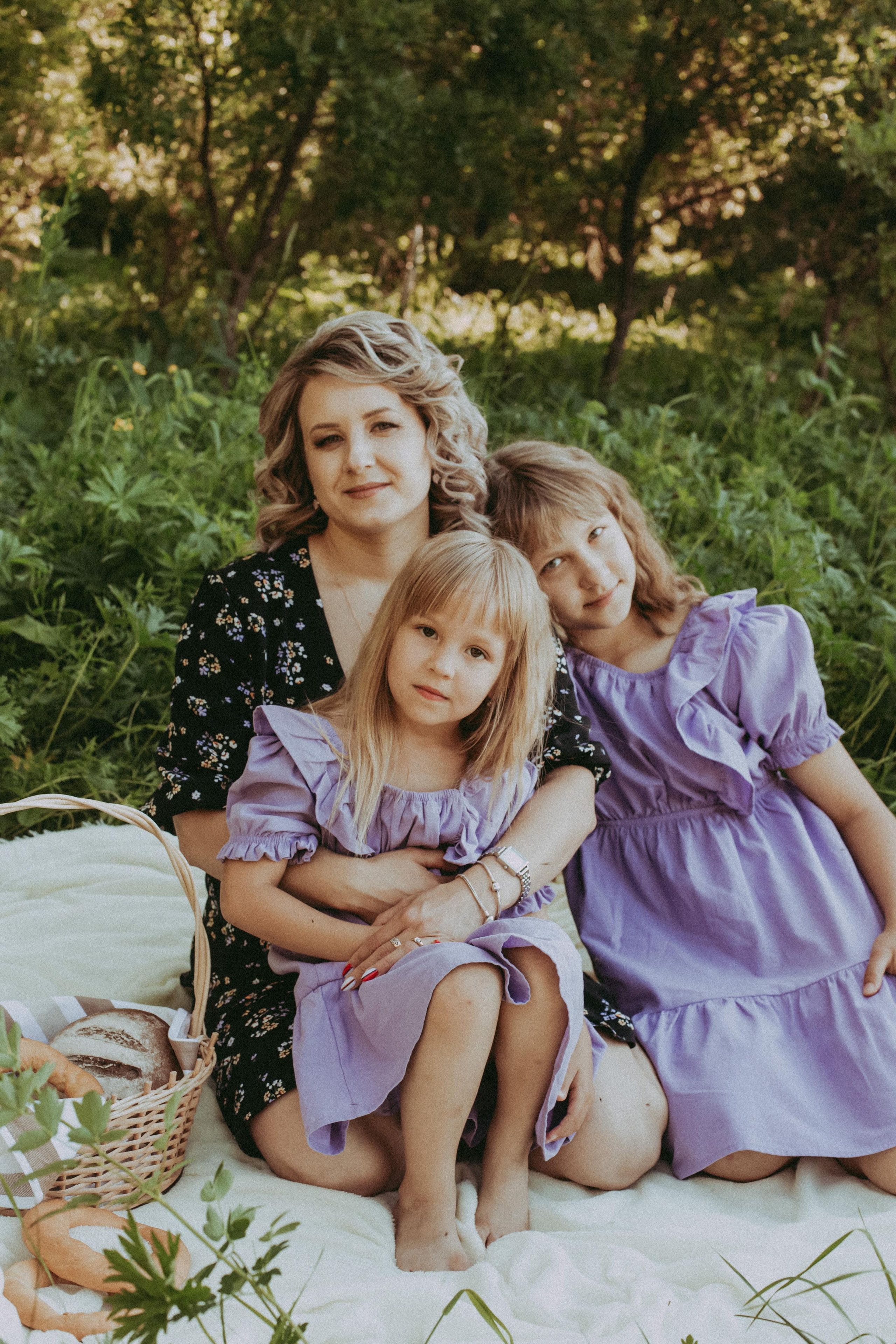 Мама и дочки. Фотограф Карина Шарафутдинова