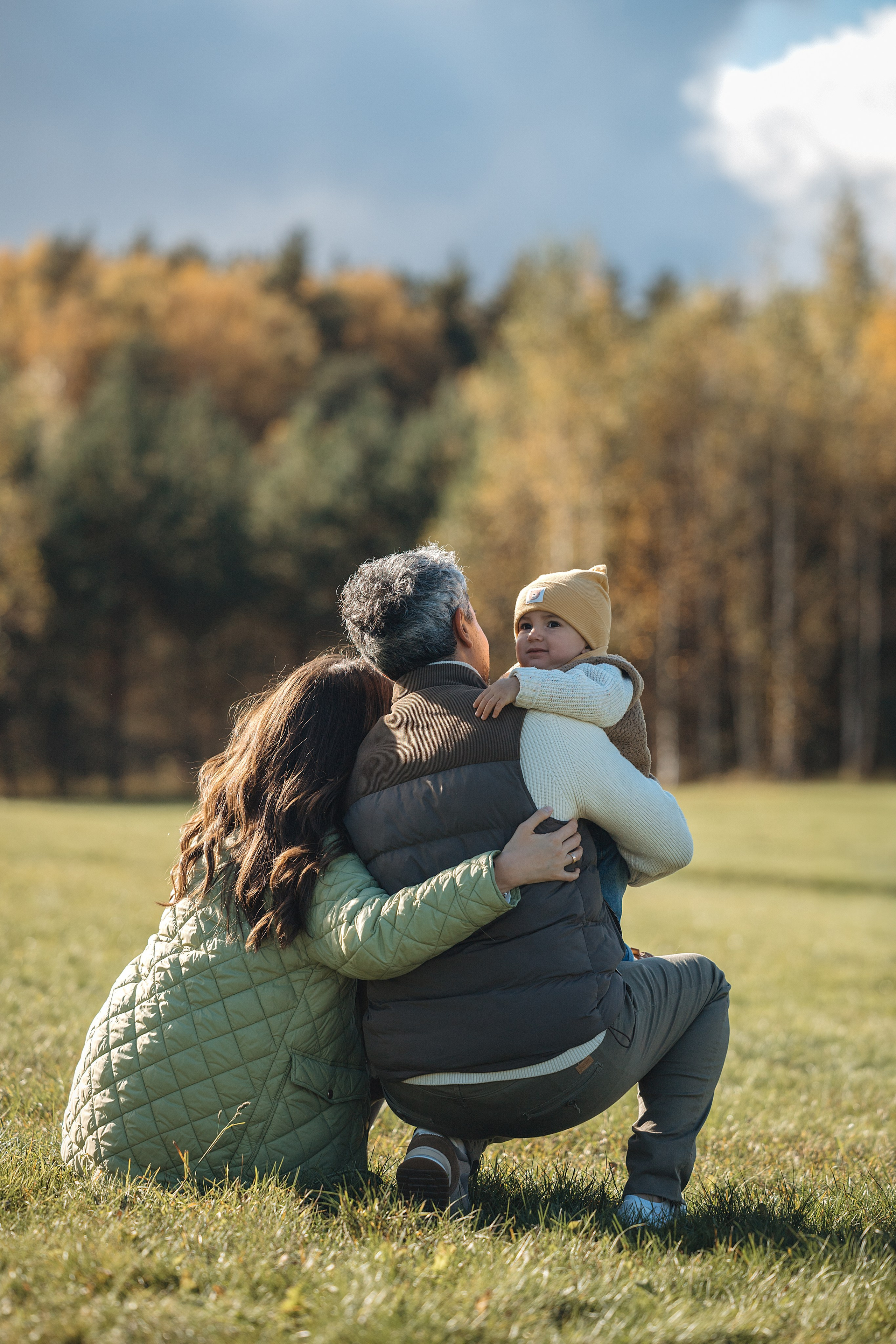 Осенняя семейная съемка. Фотограф Анималист в Москве Анастасия Жучкова