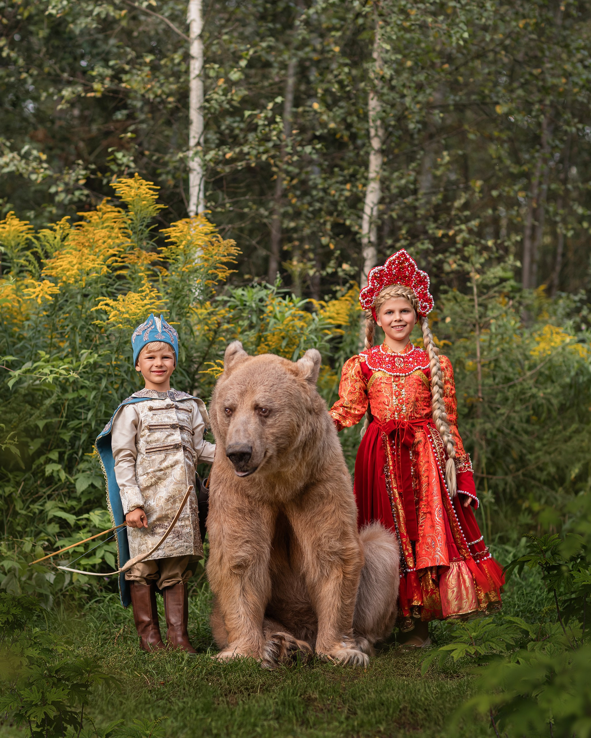 Семейная съемка с животными. Детский и семейный фотограф Елена Михайлова в Москве