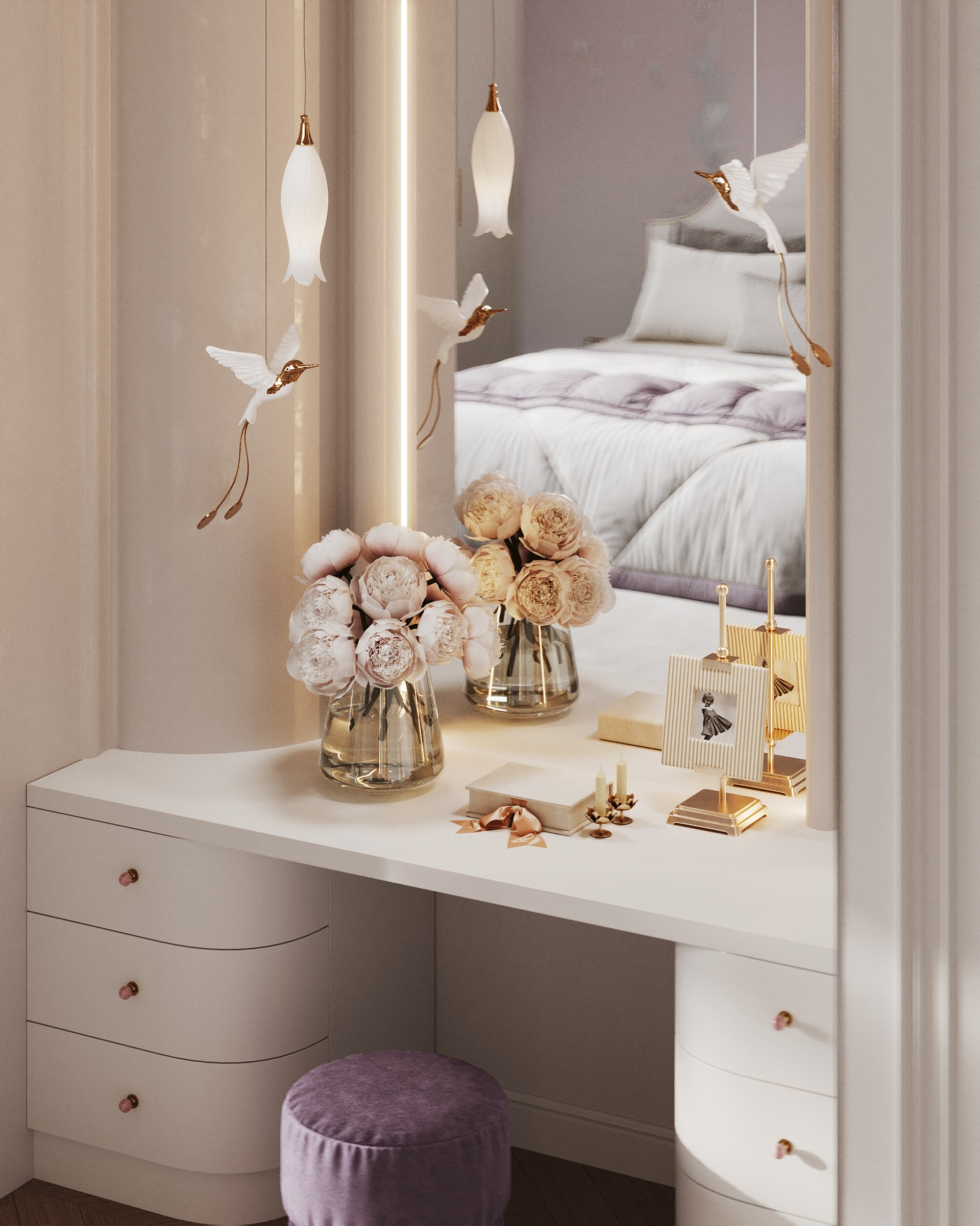 Veernaya |childrenroom | 2026. 3D Визуализация интерьера