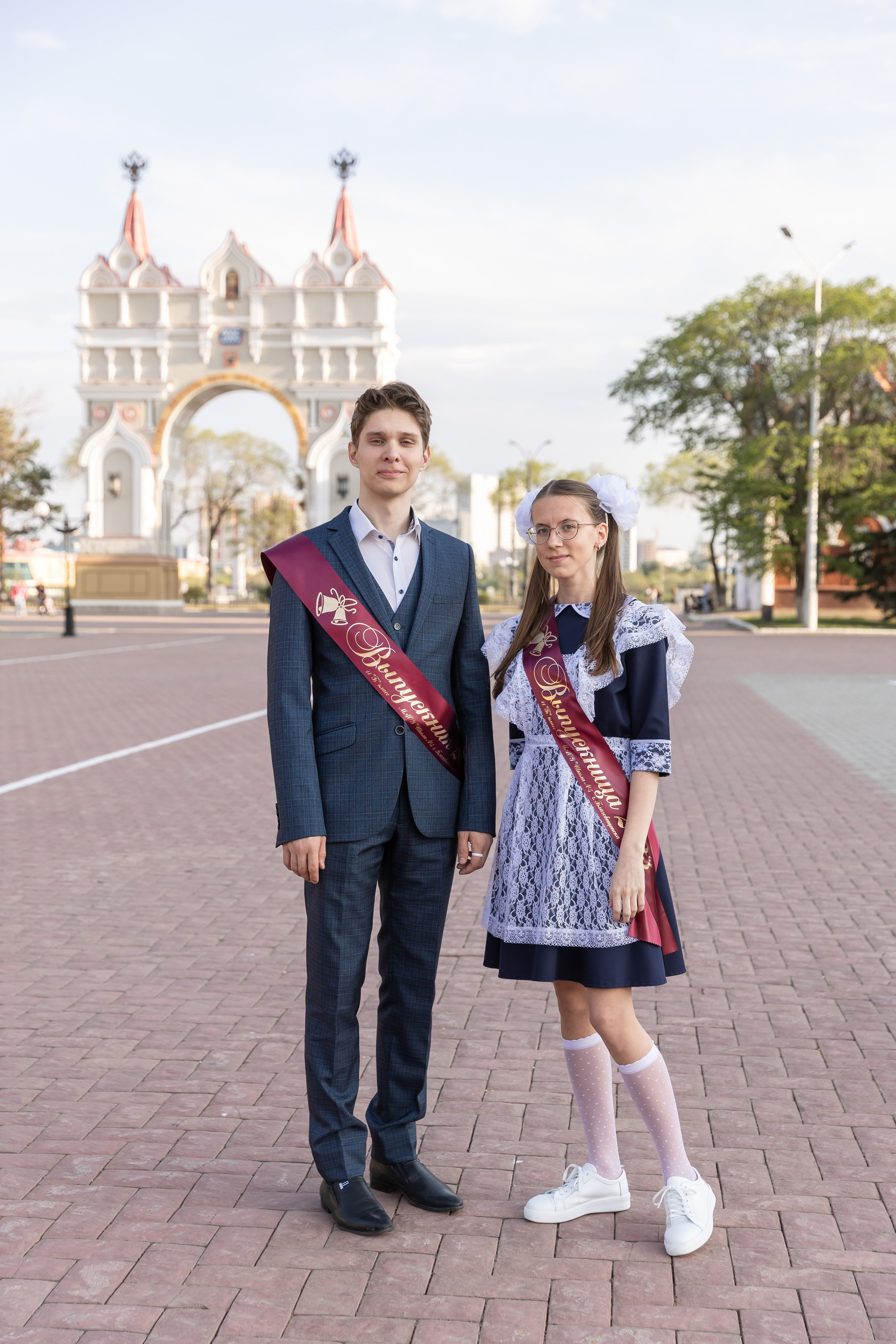 Выездная съёмка «Последний звонок». Семейный, детский, школьный фотограф в Благовещенске Яна Белоусова