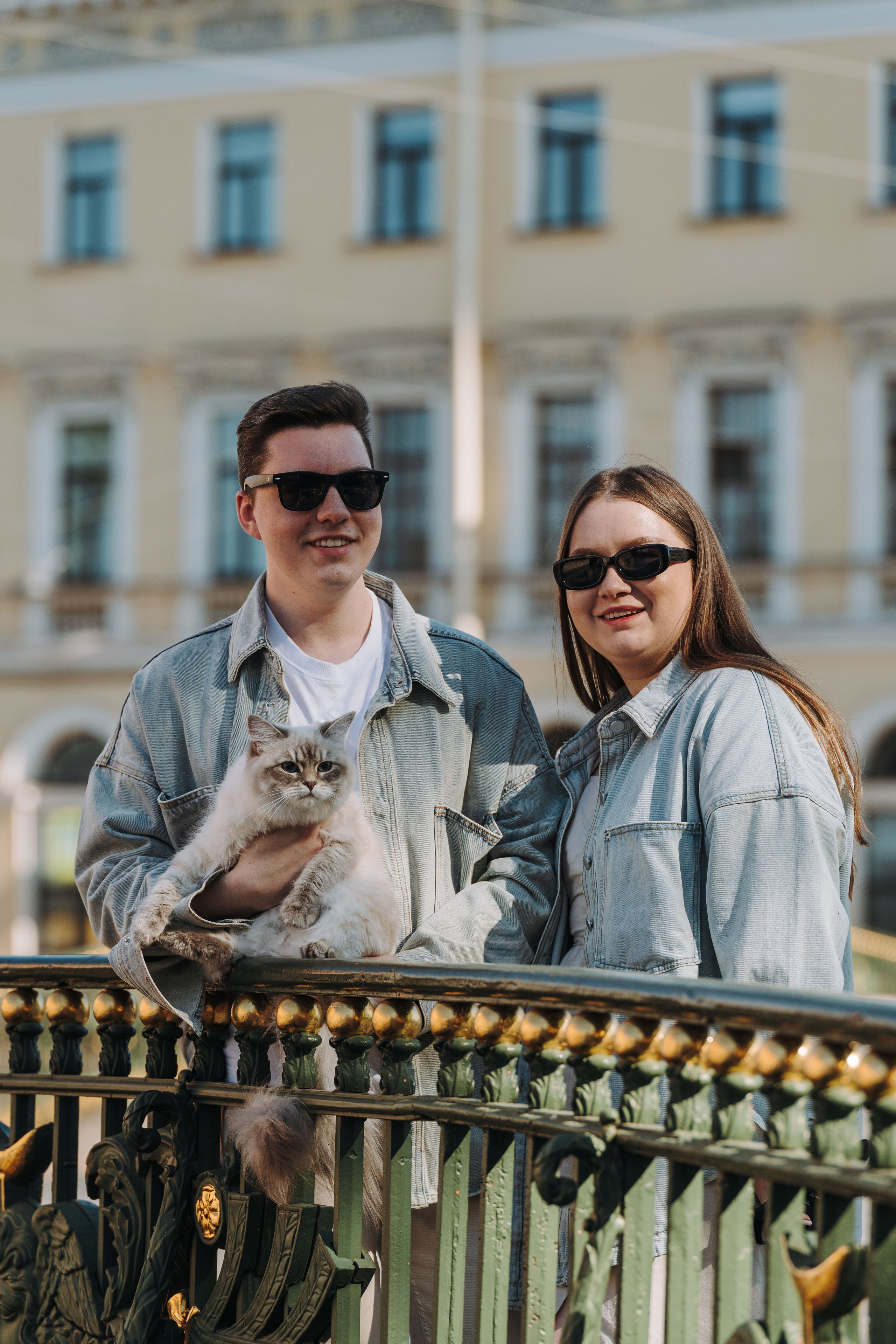 Сильвия, Полина и Никита. Фотограф анималист в Спб недорого Олеся Майорова