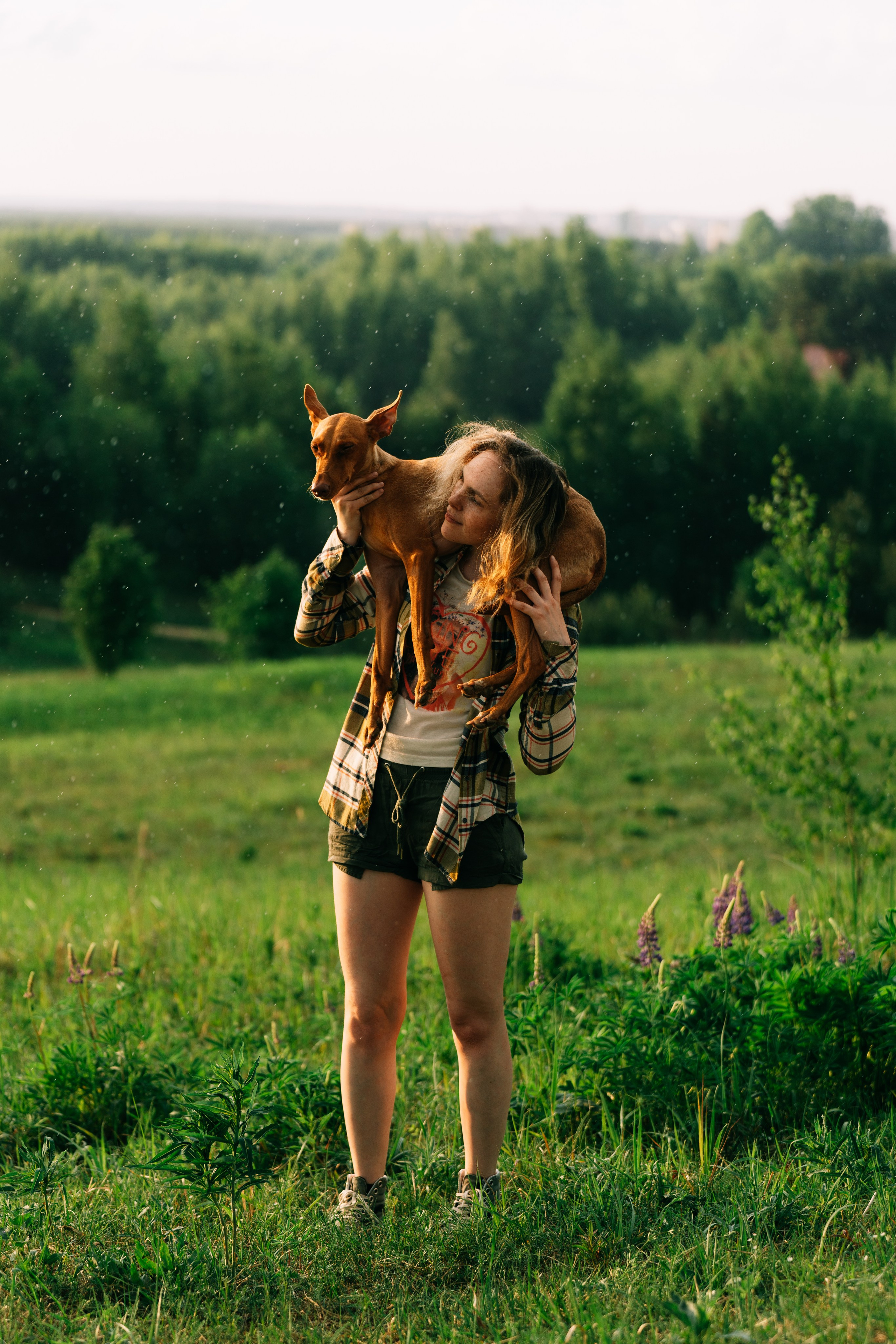 Фотоссесия с двумя собакми Спб. Фотограф анималист в Спб недорого Олеся Майорова