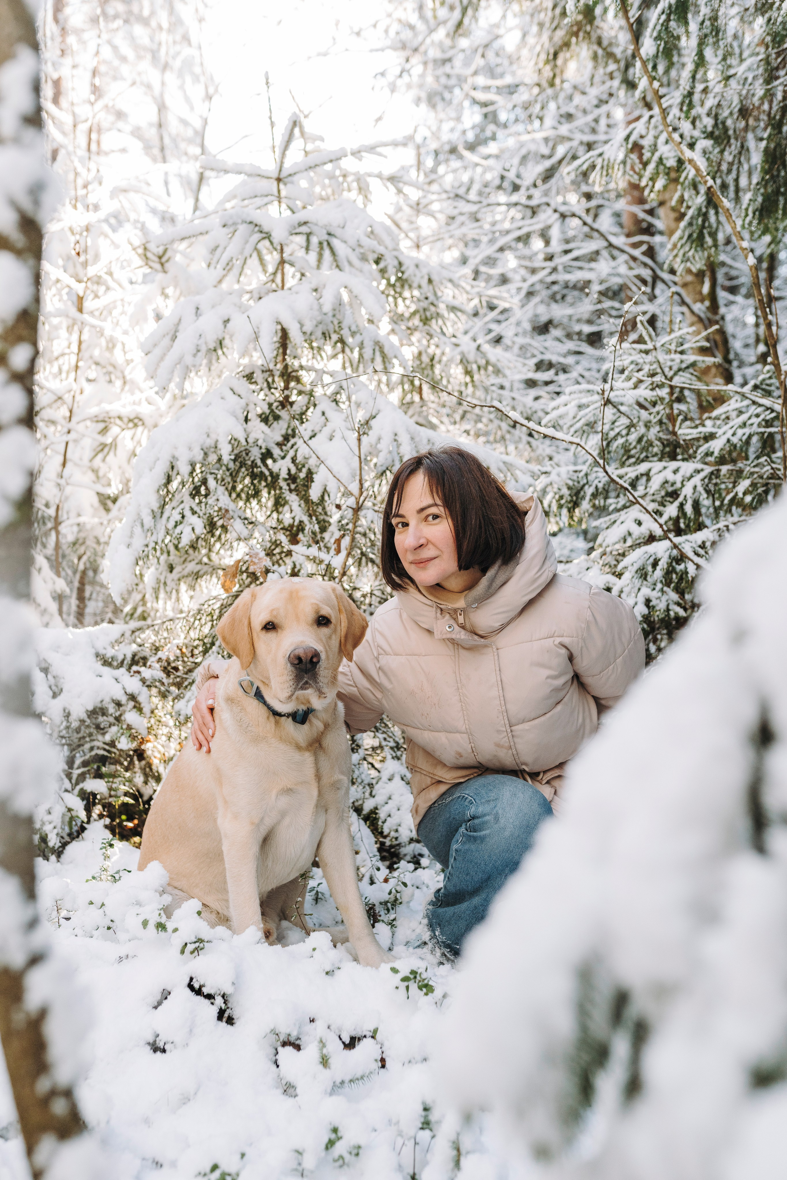 Аня и Честер. Фотограф анималист в Спб недорого Олеся Майорова
