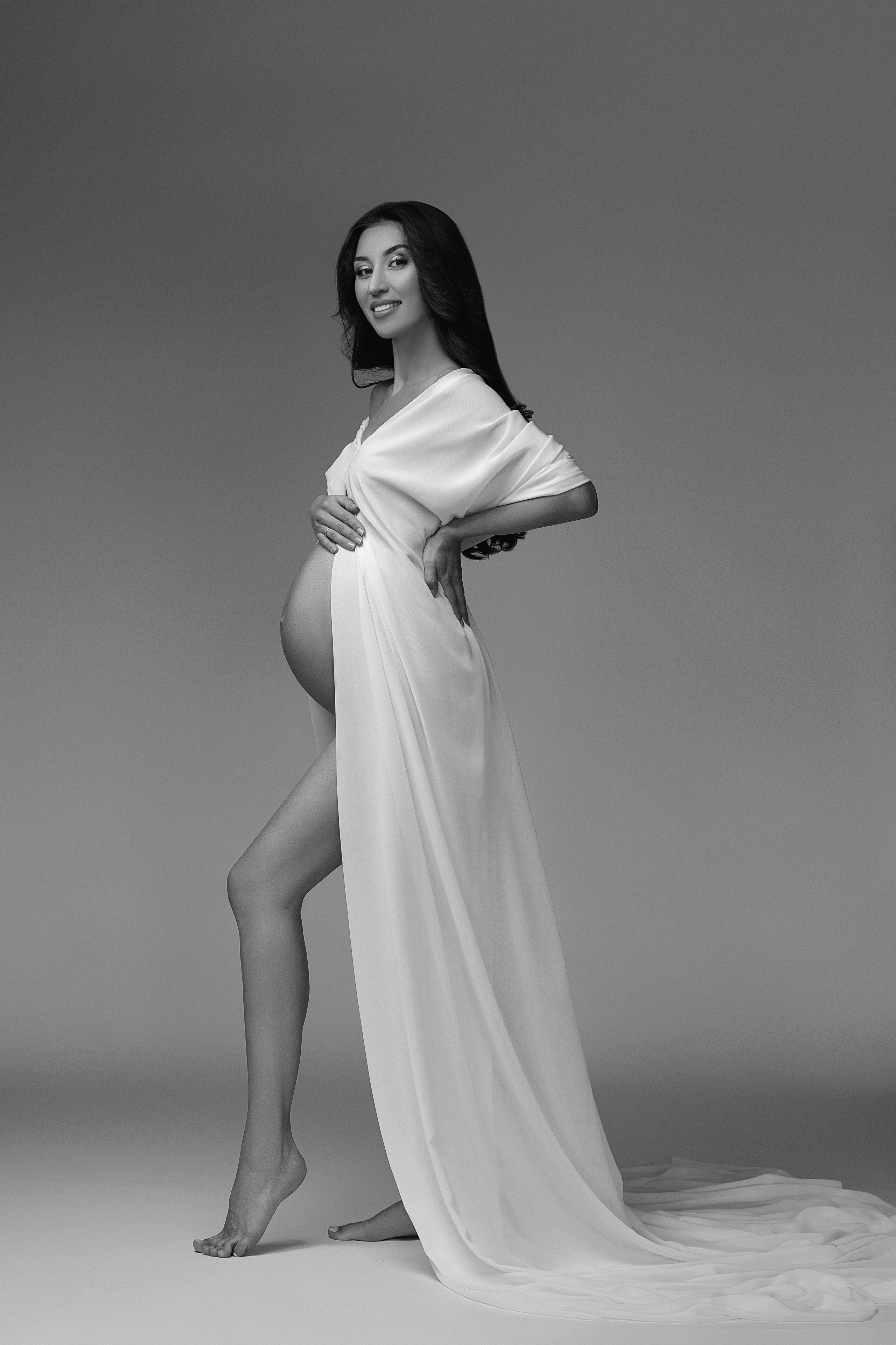 Фотосессия беременности в стиле «Минимализм». Виктория Беник