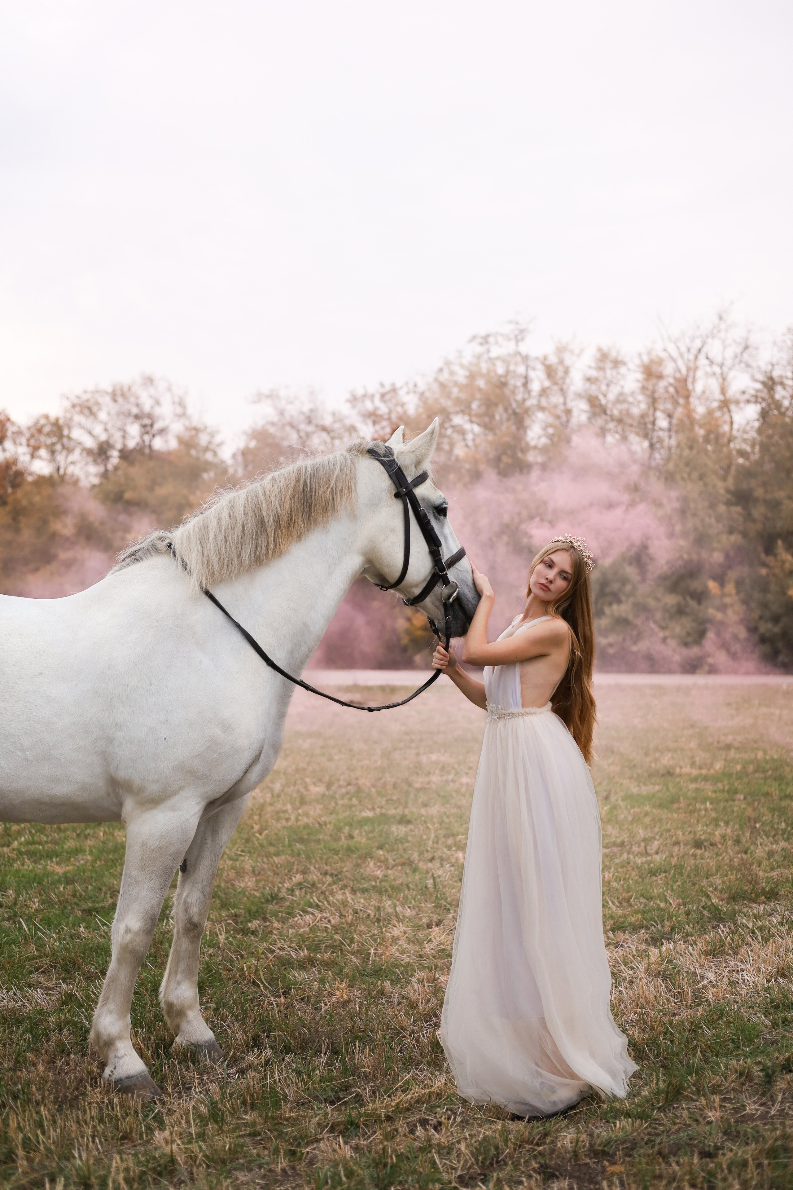 Сказочная съемка с цветным дымом. Семейный и конный фотограф в Краснодарском крае и Адыгее
