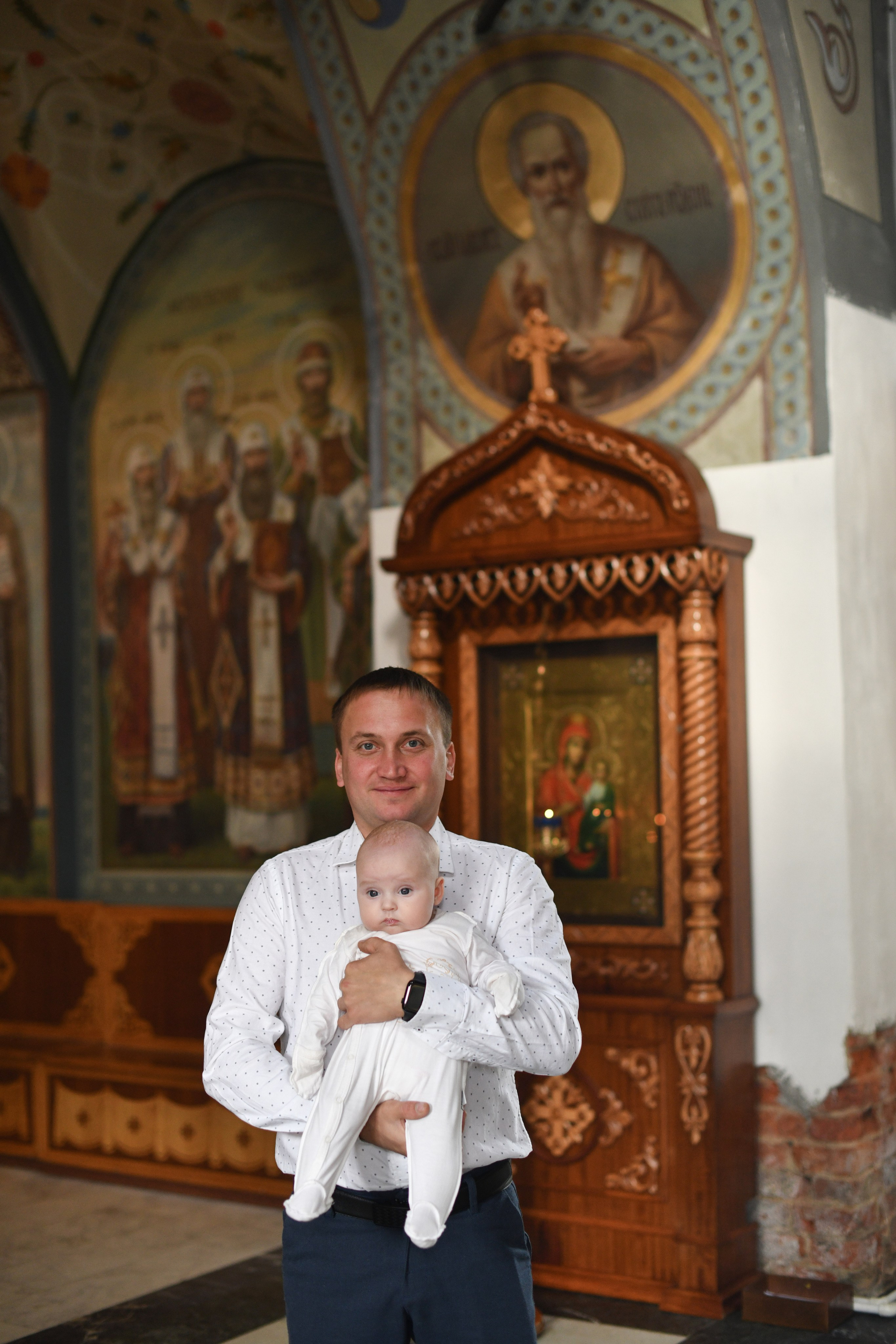Крещение в Покровской церкви. Свадебный и портретный фотограф в Москве Галина Борисова