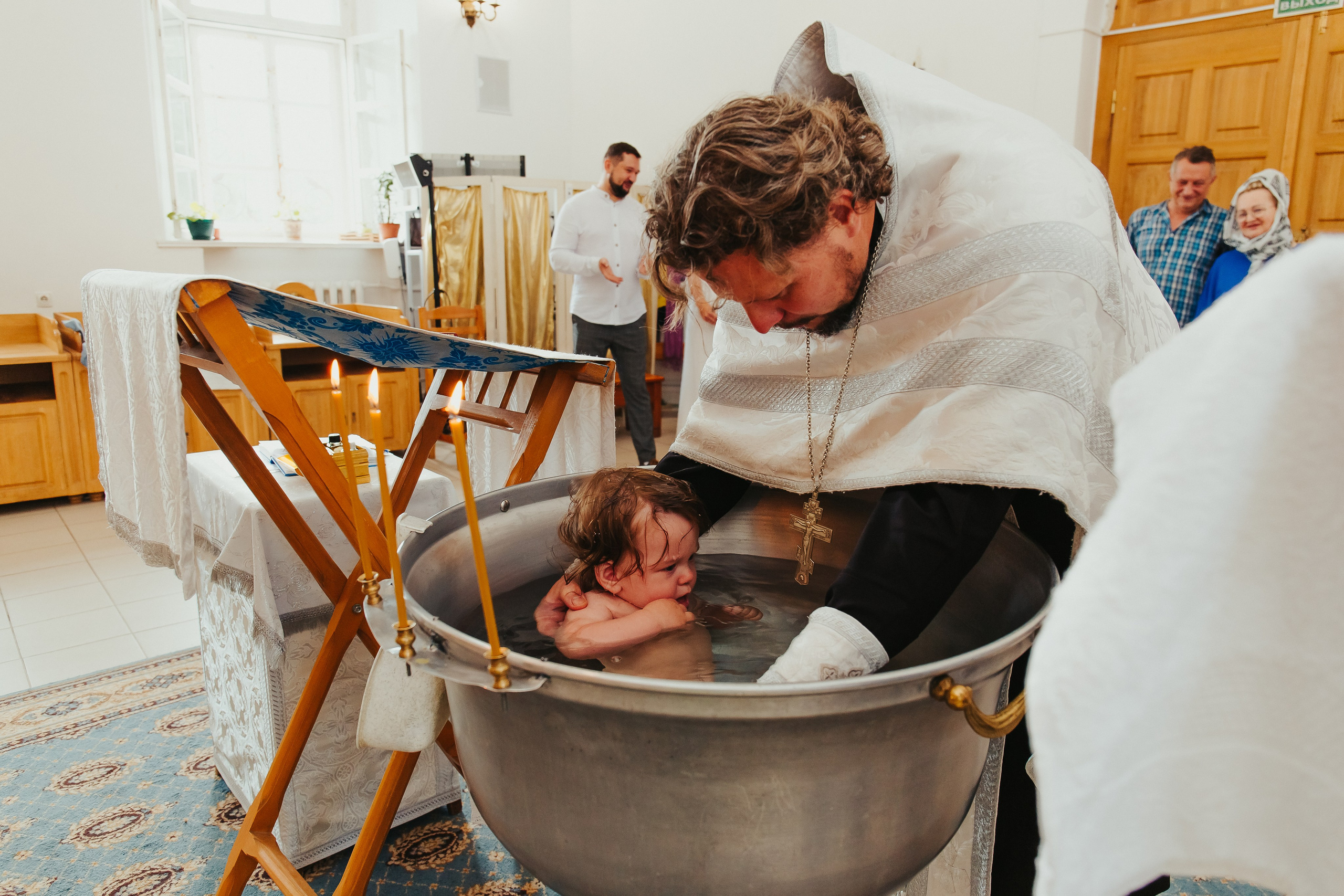 Фотосъемка Крещения ребенка. Фотограф новорожденных и детский в Сергиевом Посаде Кругликова Юлия