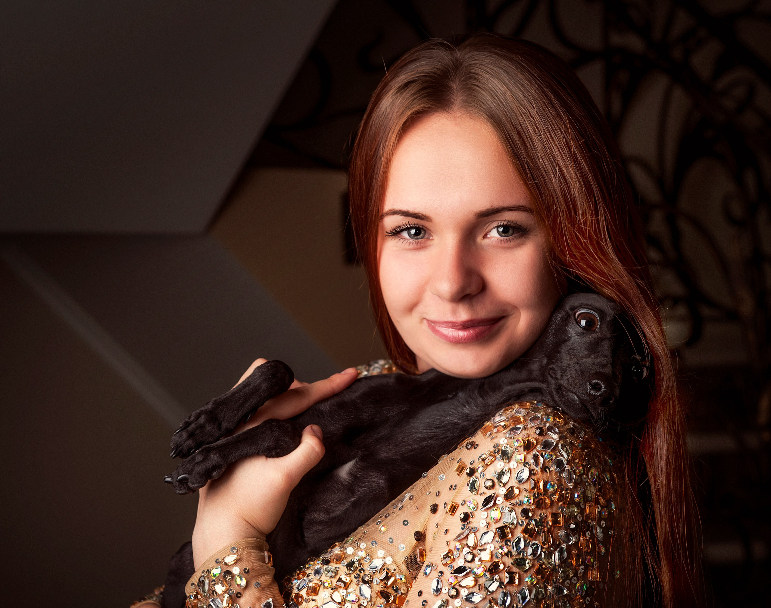 Фото с домашними питомцами. Портретная и свадебная фотосъемка. Москва и область