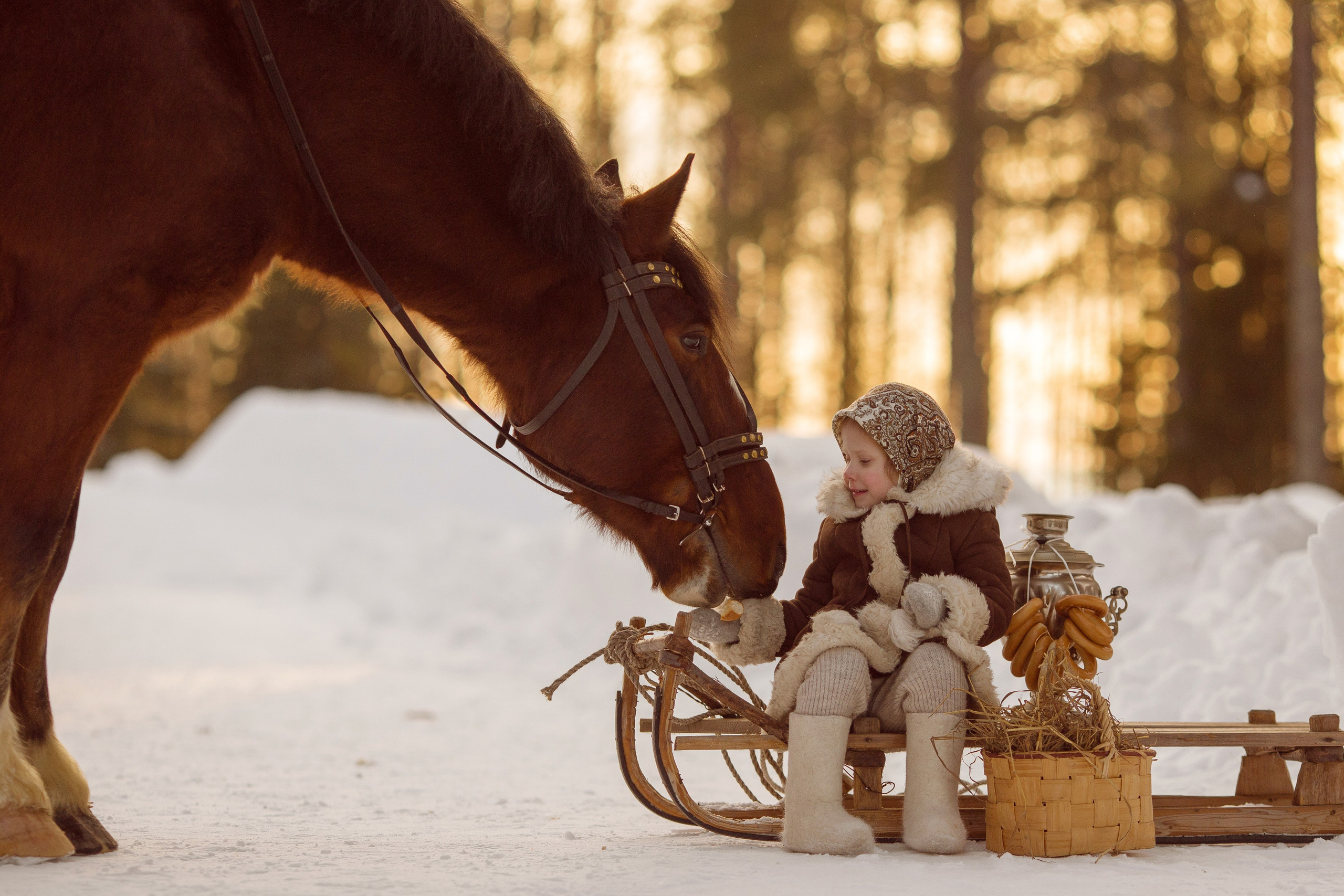 Детская фотосессия в Малых Карелах