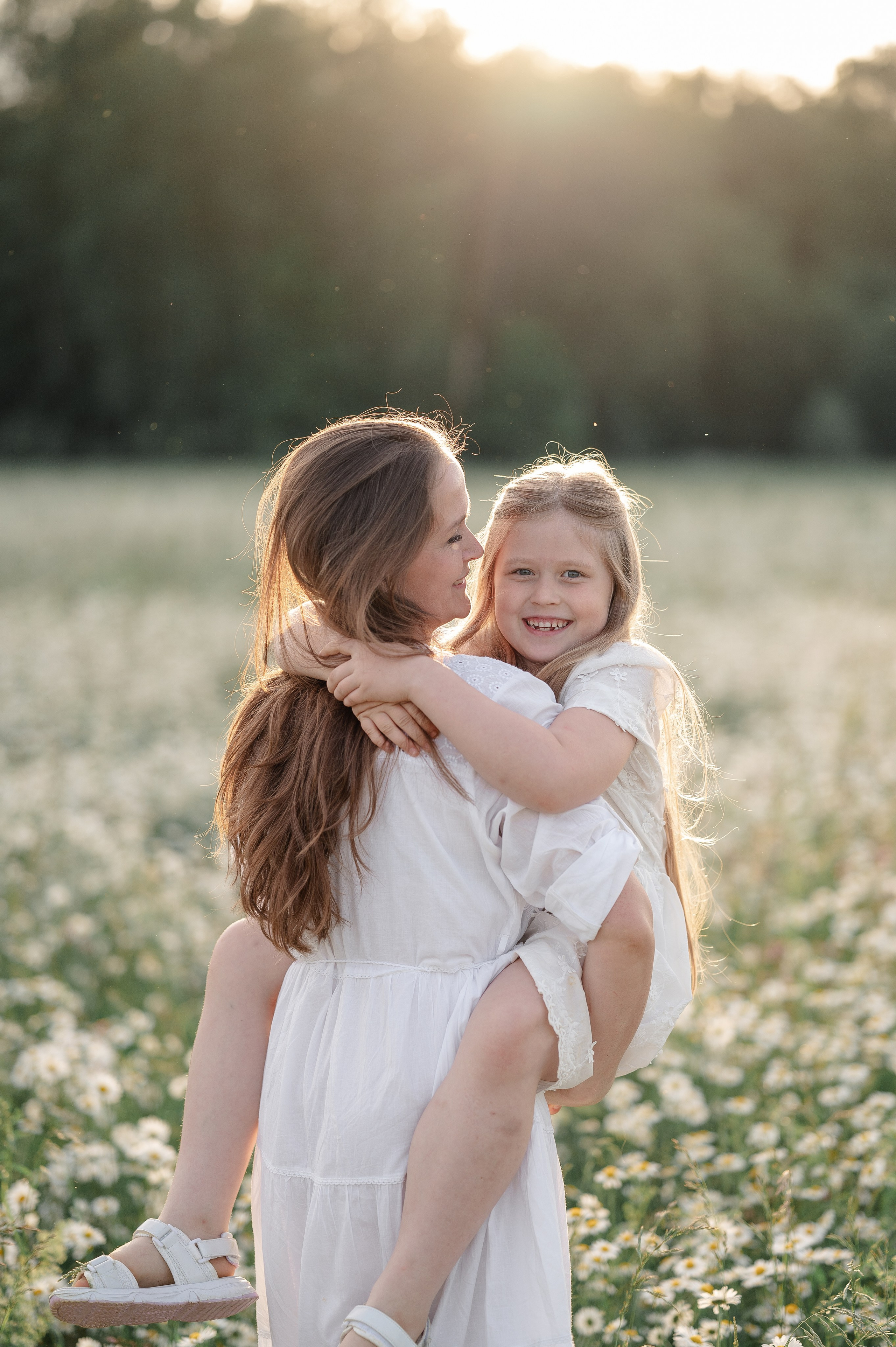 Поле ромашек. Фотограф Москва Екатерина Постникова Индивидуальные и семейные съемки