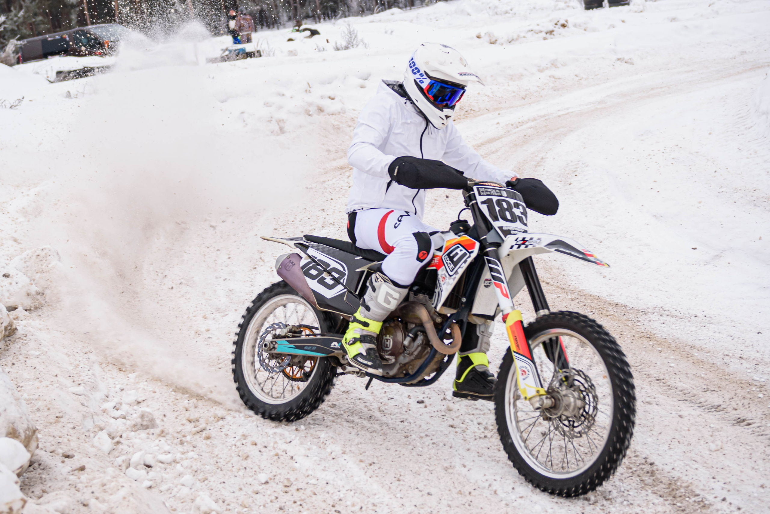 Мотокросс. Зима. Тренировка в Б.Козино. Мотофотограф в Нижнем Новгороде Динара Зуйкова