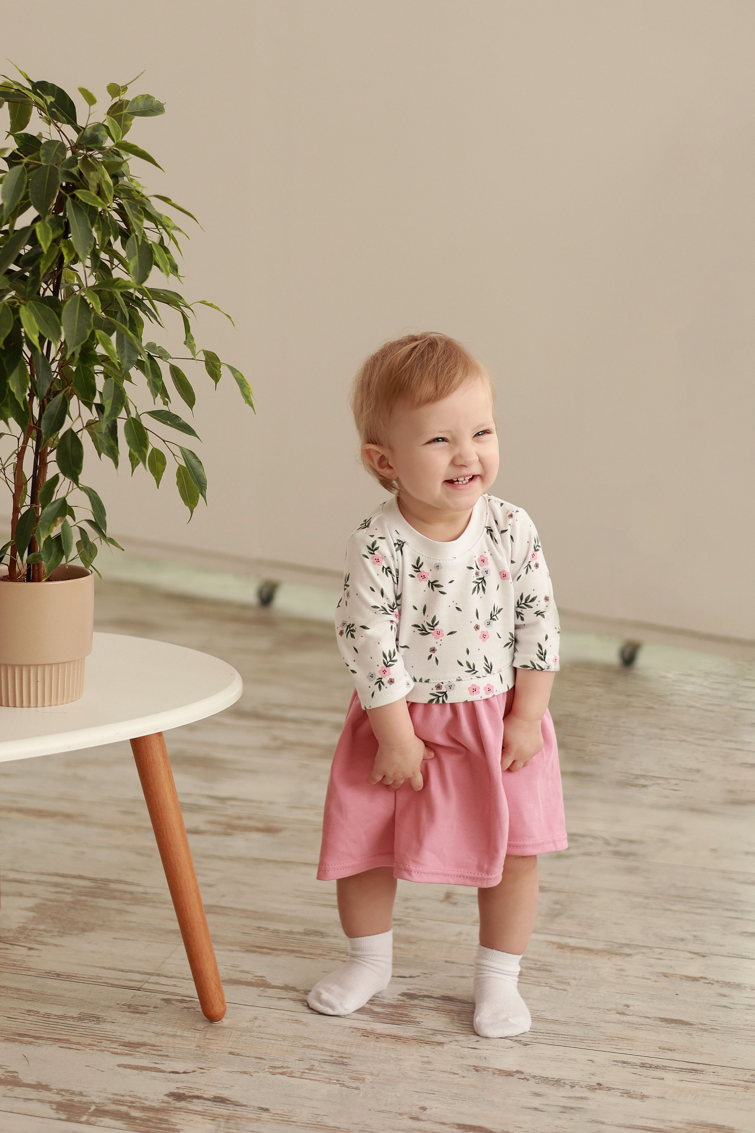 Таечке 1 годик (фотостудия ОКНА). Семейный и детский фотограф в Перми Мария Карабатова