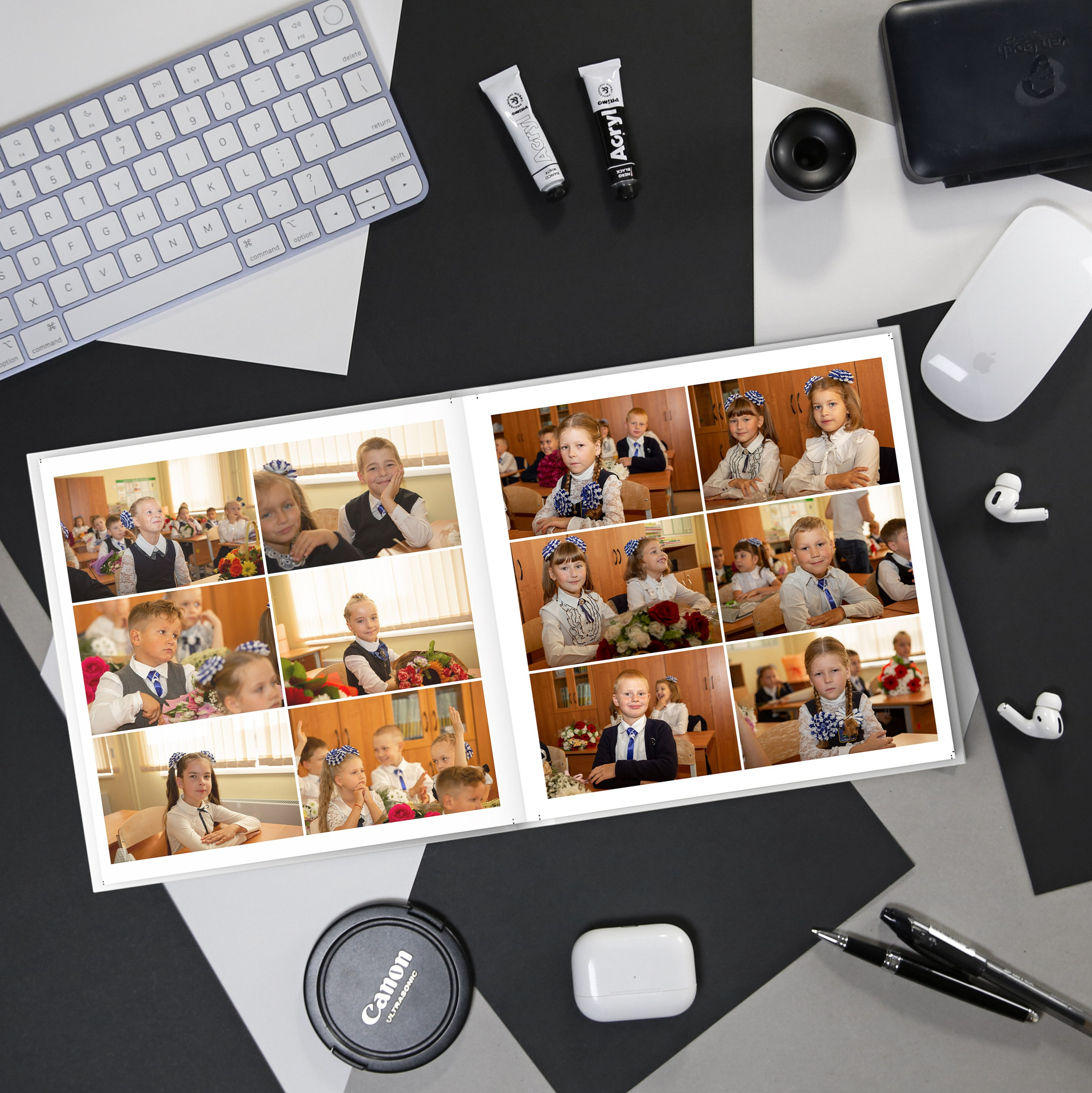 Альбом учителю начальной школы. Выпускные альбомы и школьный фотограф в Подольске, Троицке, Щербинке, Москве и Московской области