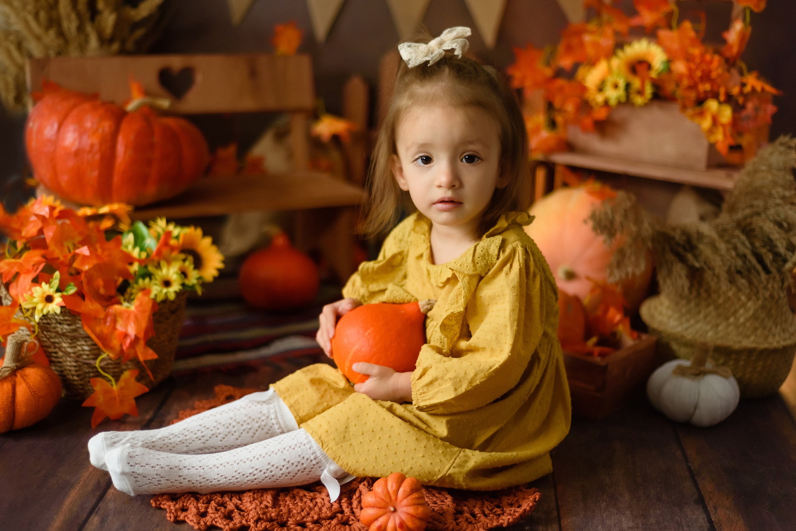 Фотопроект «Тыковки» Вика. Детский Фотограф |Фотограф на годик в Брянске Ирина Романова