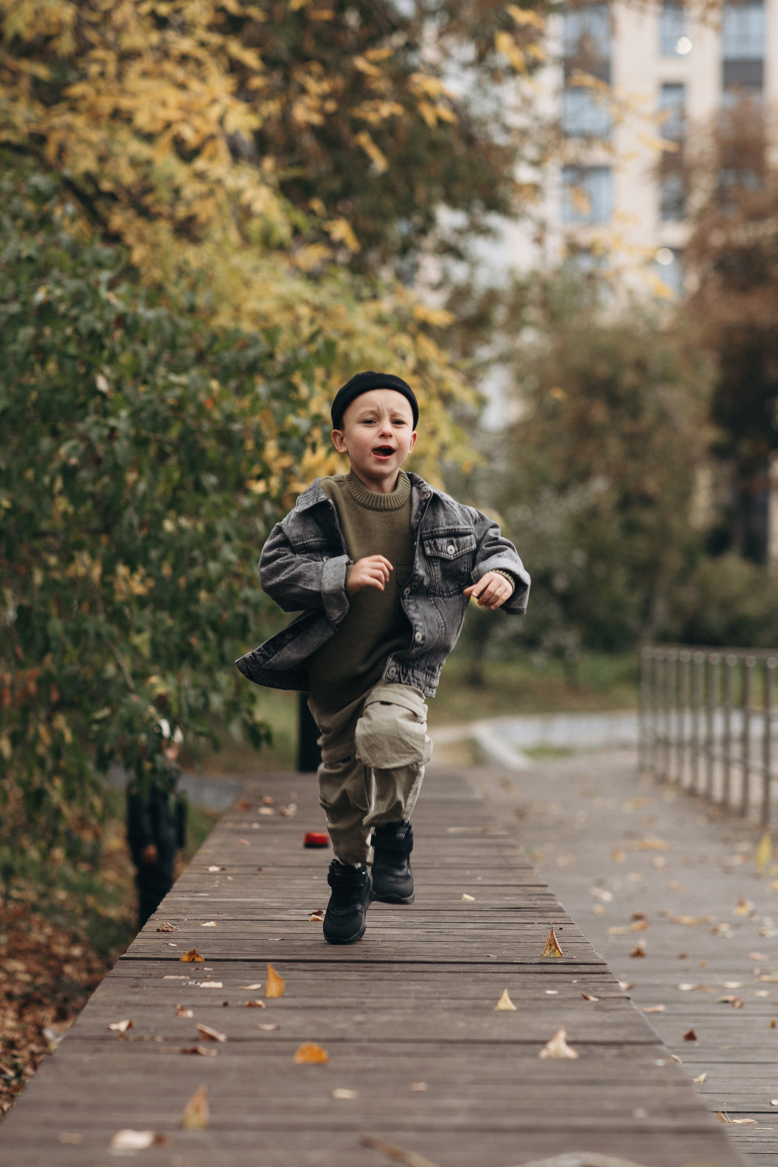 Осень в городе. Семейный фотограф в Москве Марина Петра