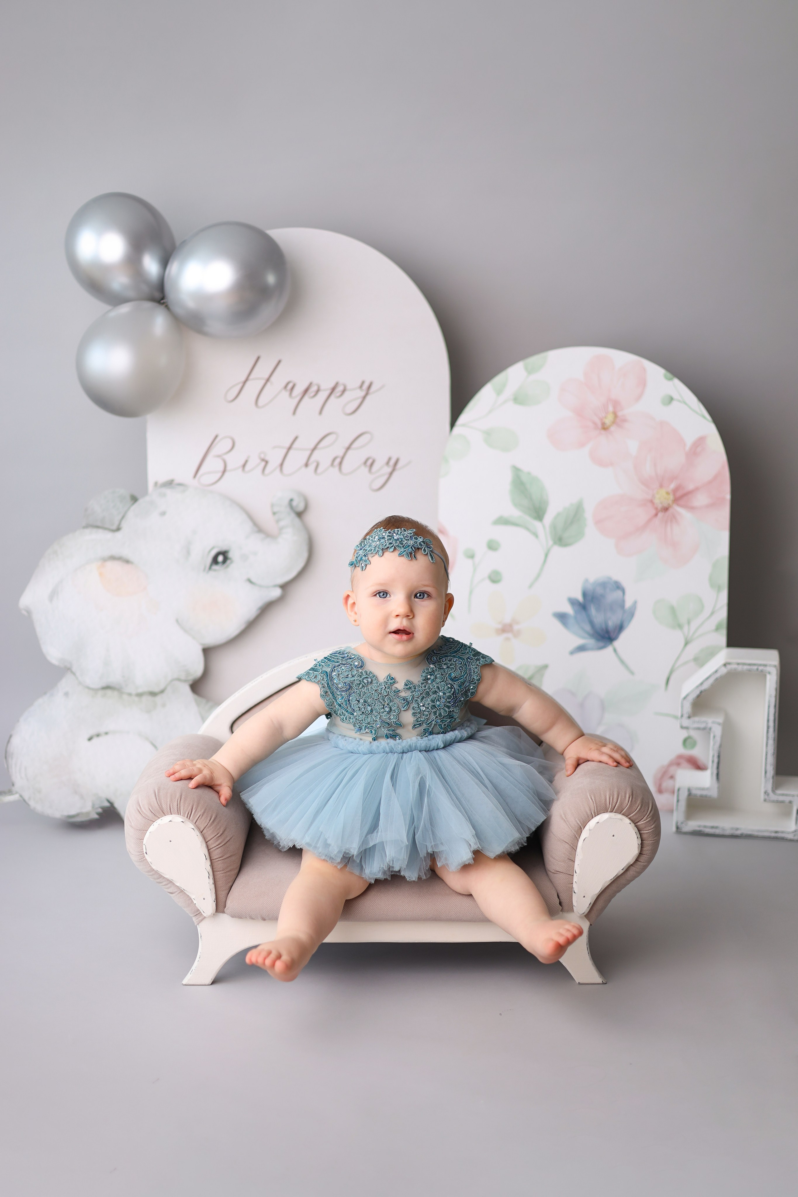 Алене 1 годик. Фотограф новорожденных Москва. Ньюборн фотограф Москва