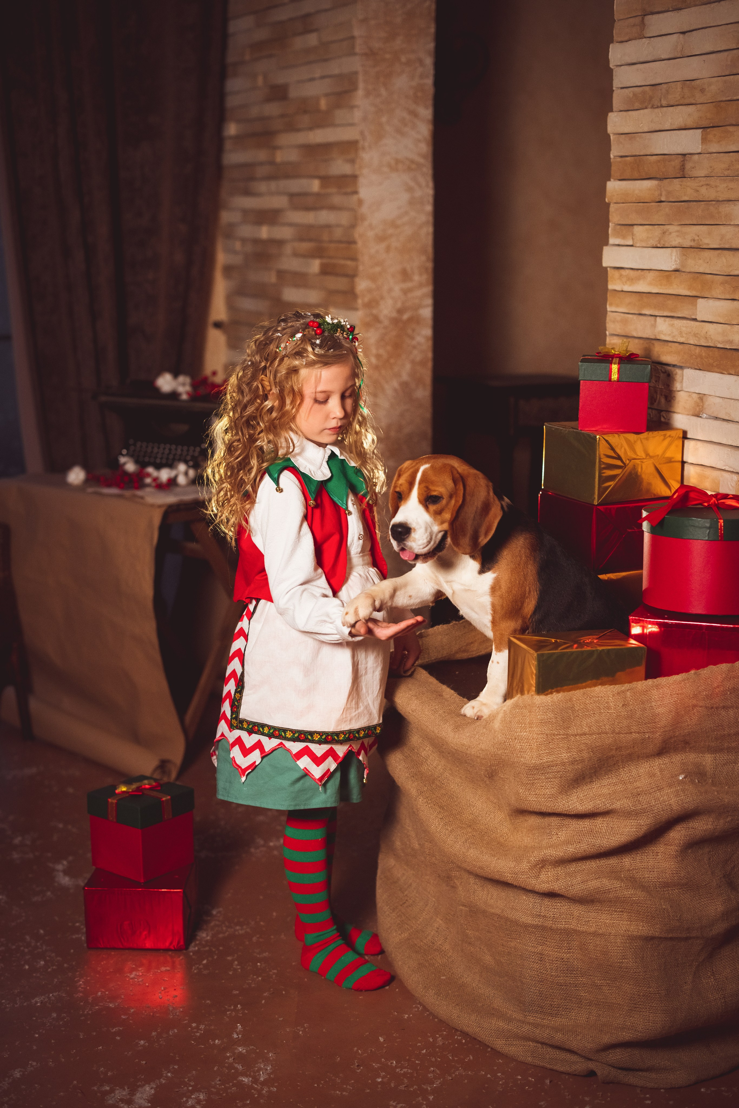 Новогодние ЭЛЬФЫ. Семейный и детский фотограф в Краснодаре Анна Трашкова