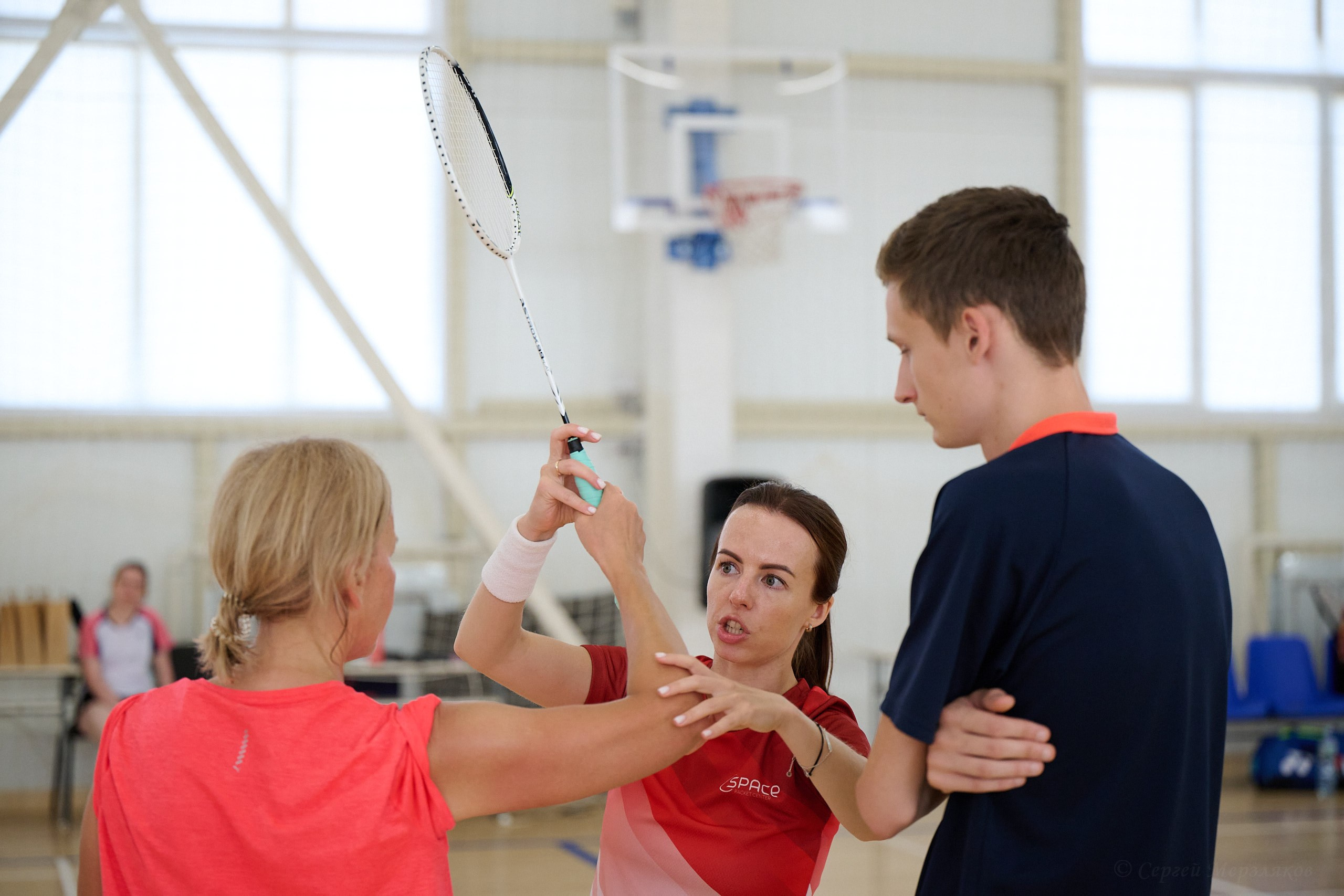 Бадминтон. Мастер-класс Любови Сухановой. Ижевск. 20.07.2024. Спортивный репортажный фотограф в Ижевске Сергей Мерзляков