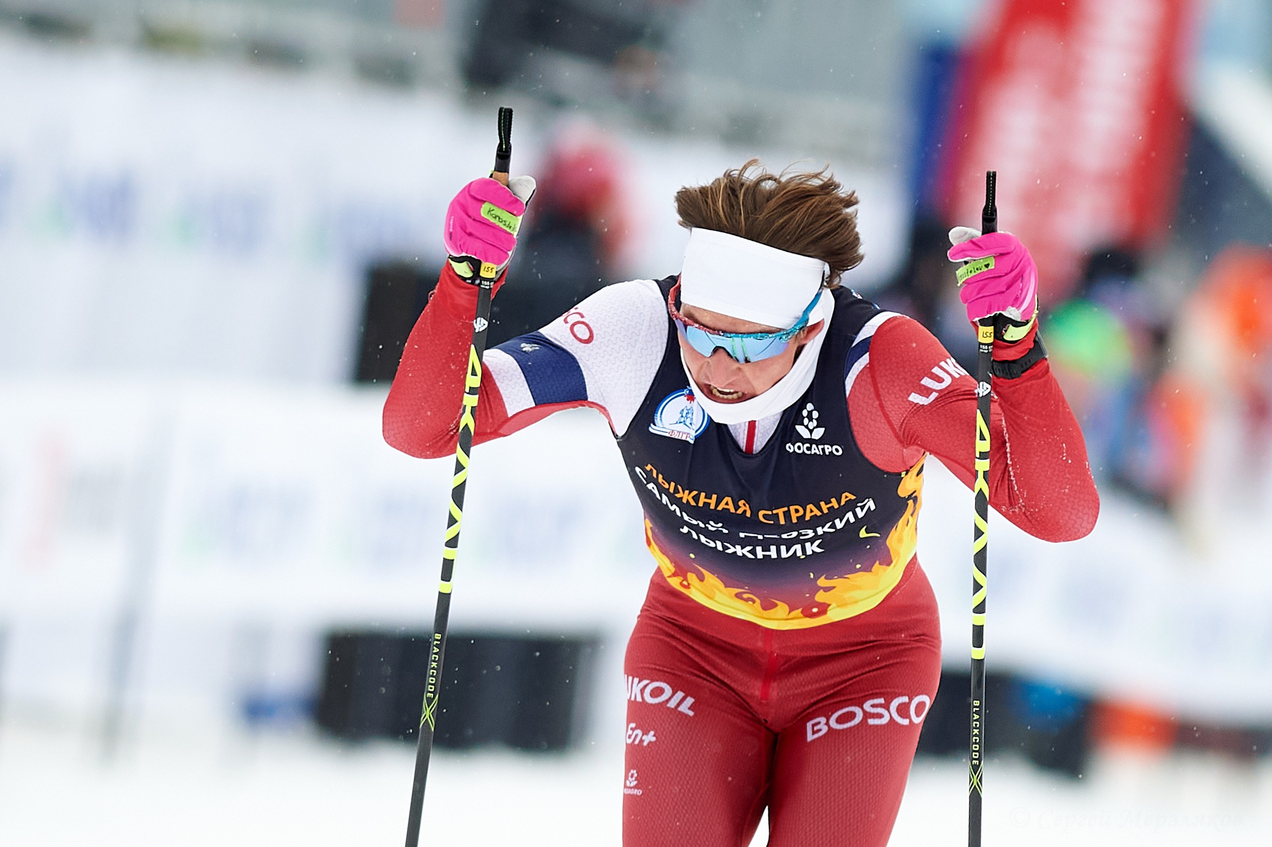 VI этап ФосАгро Кубка России по лыжным гонкам. Ижевск 25.01.2025 и 26.01.2025. Спортивный репортажный фотограф в Ижевске Сергей Мерзляков