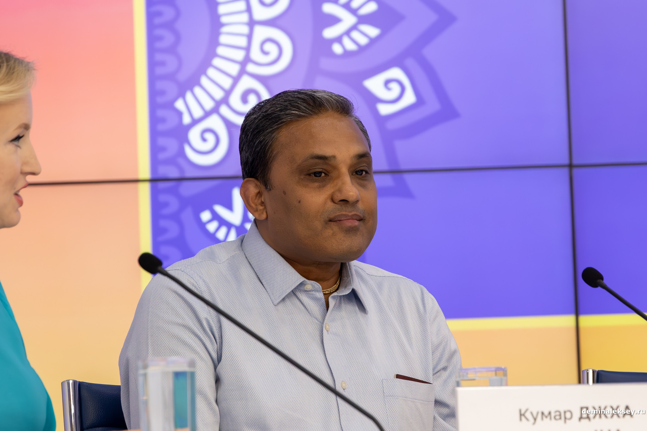 Пресс-конференция, приуроченная к проведению 9-го фестиваля «День Индии». Репортажный, семейный и студийный фотограф в Москве Демин Алексей