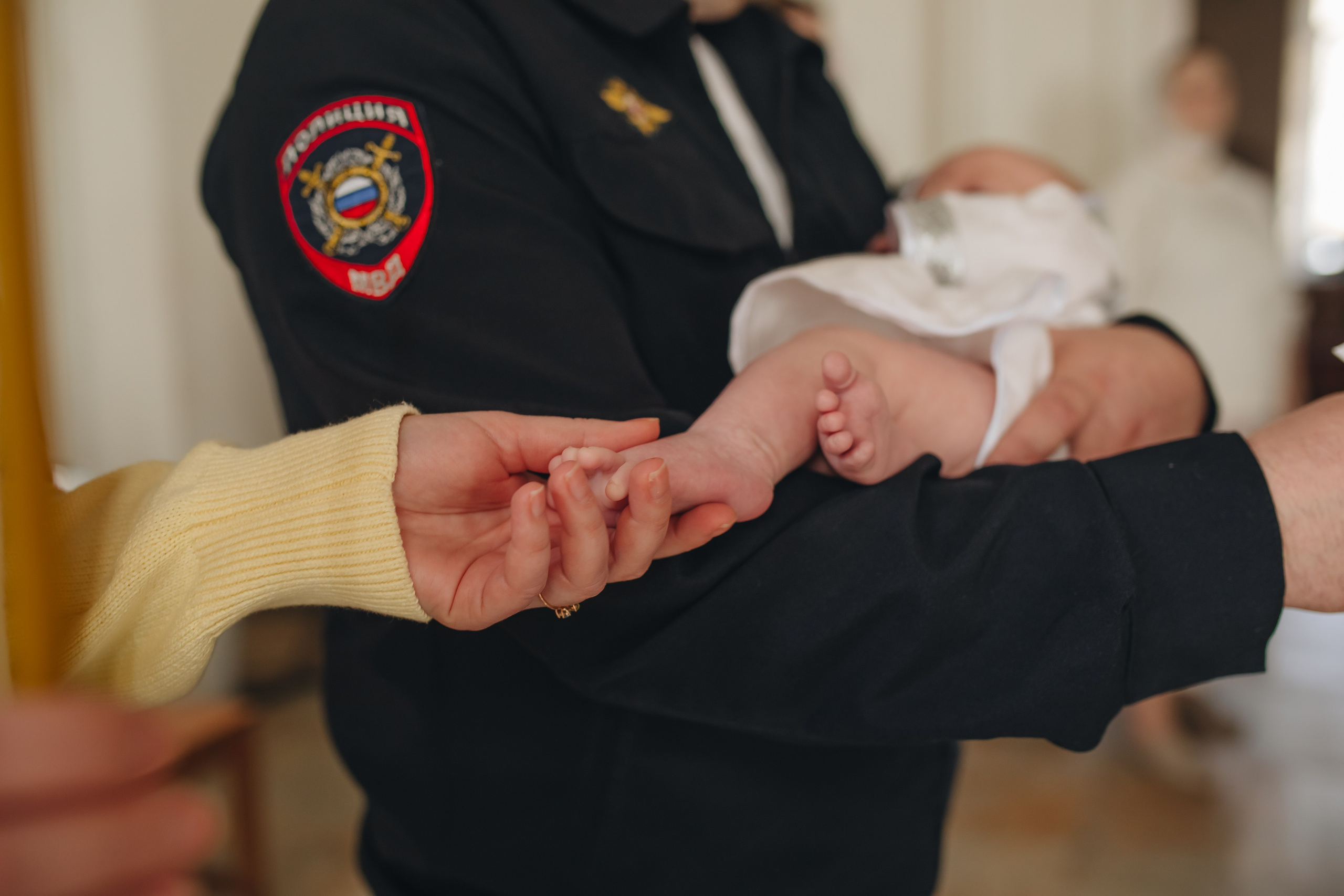 Крещение в светлом Храме. Семейный и детский фотограф в Москве Дорогова Екатерина