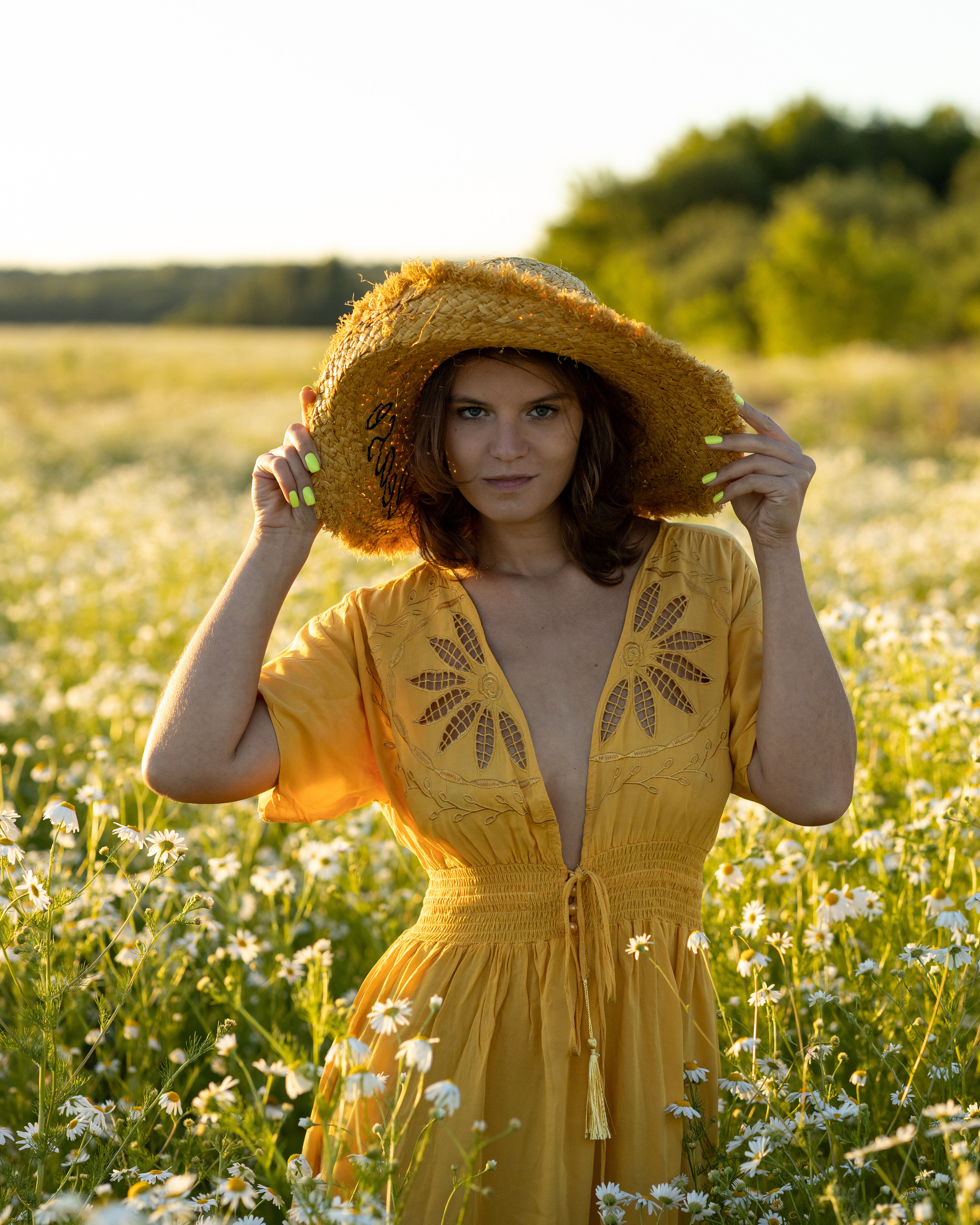 Фотосессия в цветочном поле. Портретный фотограф Екатерина Лысенко, Москва