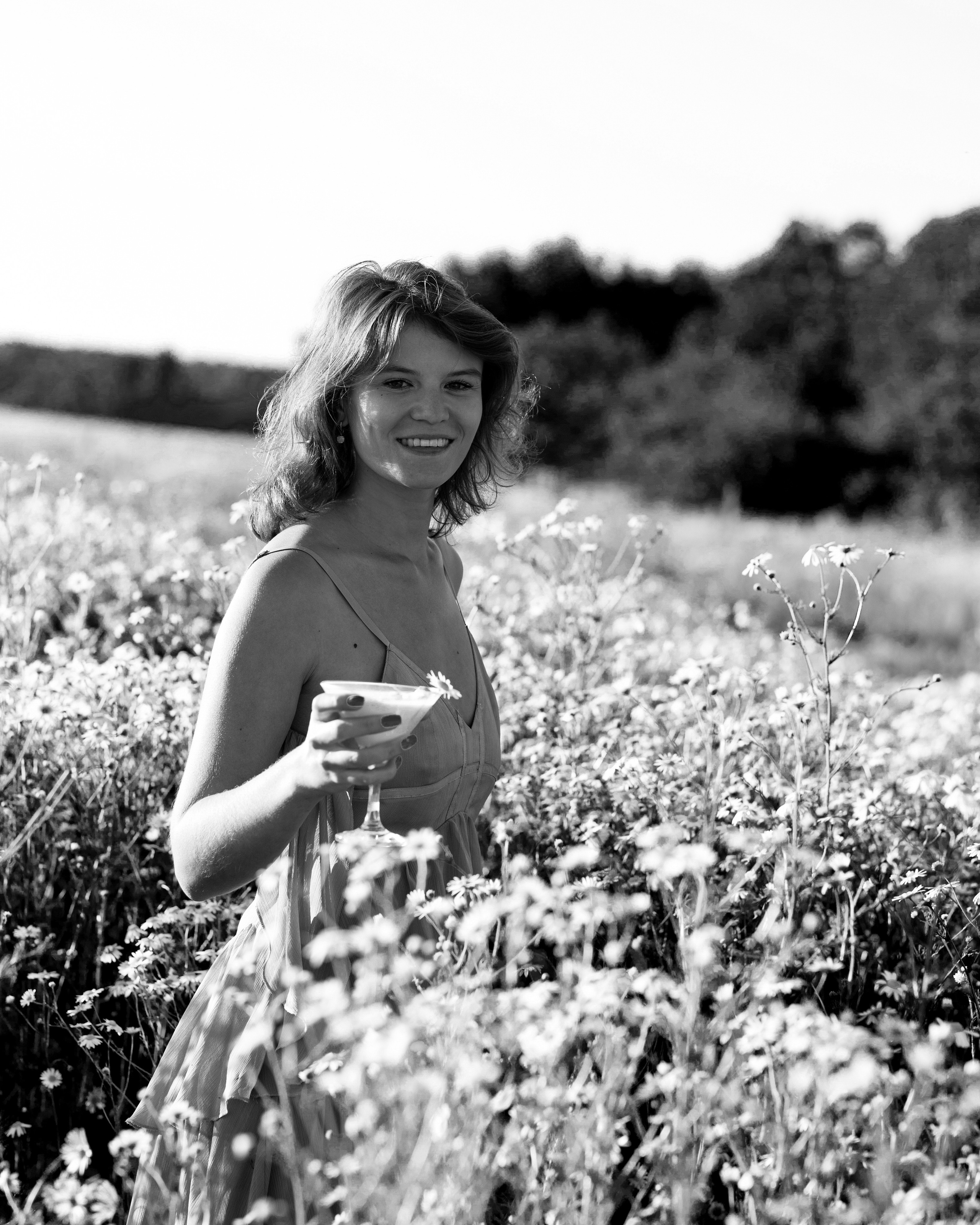 Фотосессия в цветочном поле. Портретный фотограф Екатерина Лысенко, Москва