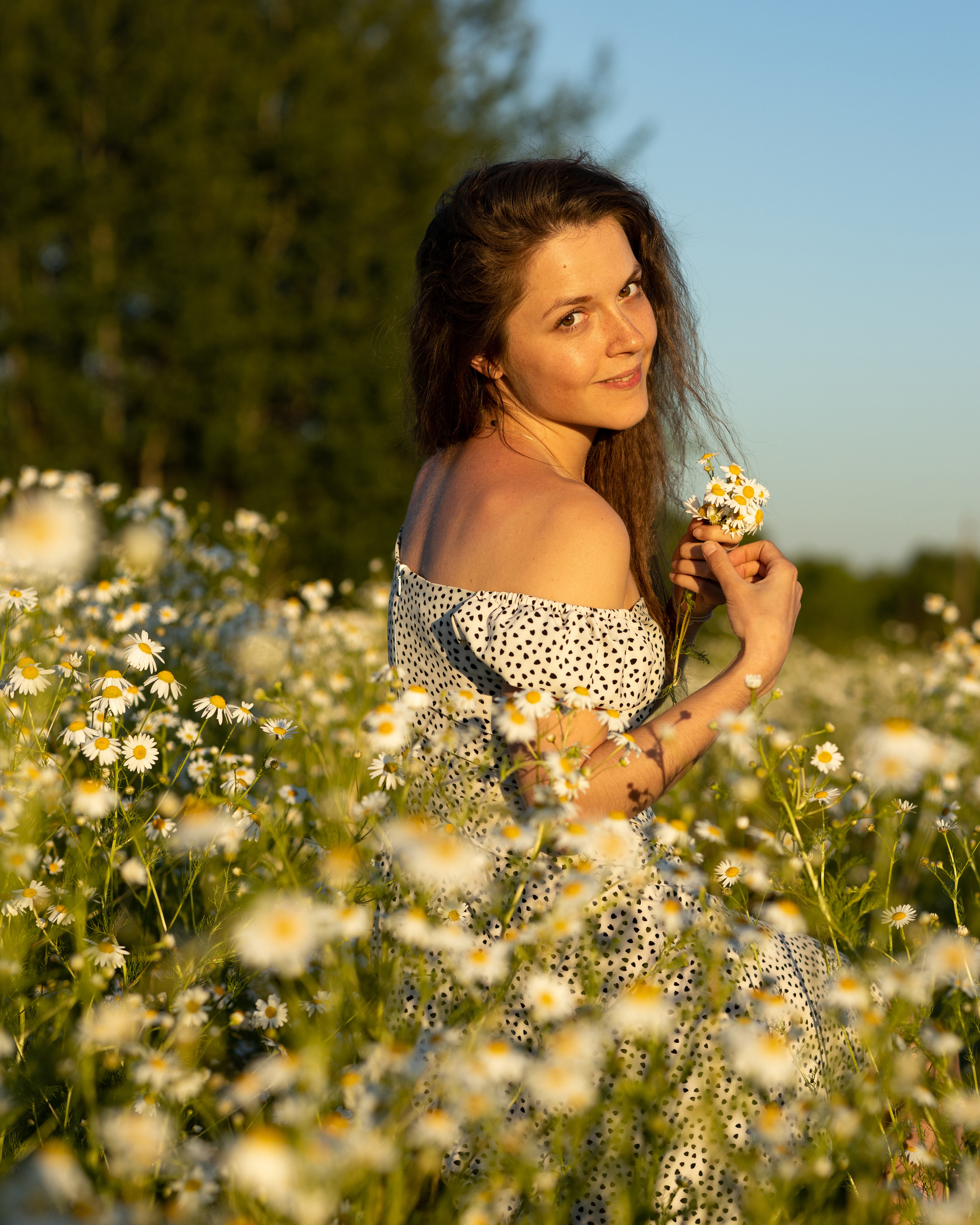 Привет, ромашки!. Портретный фотограф Екатерина Лысенко, Москва