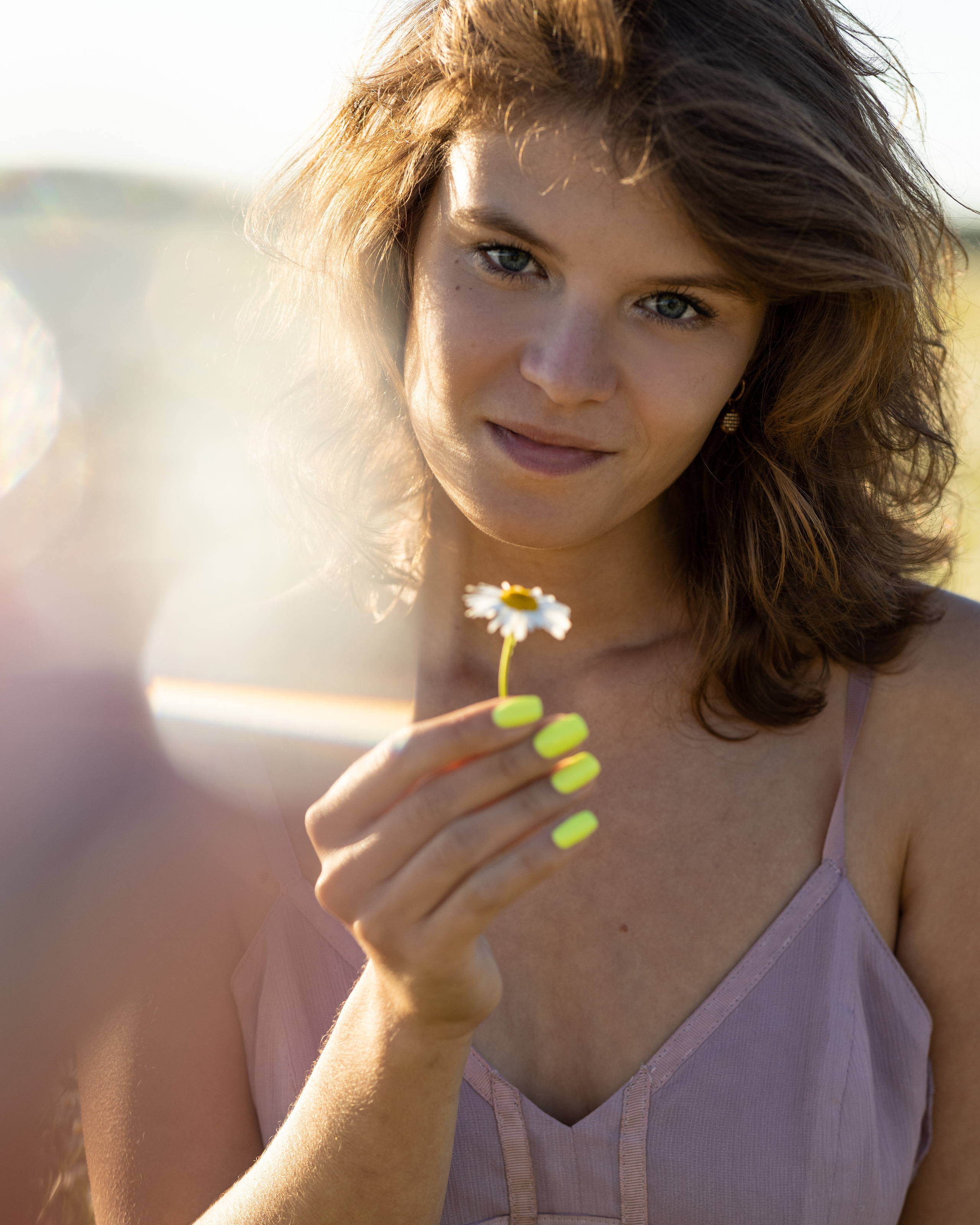 Фотосессия в цветочном поле. Портретный фотограф Екатерина Лысенко, Москва