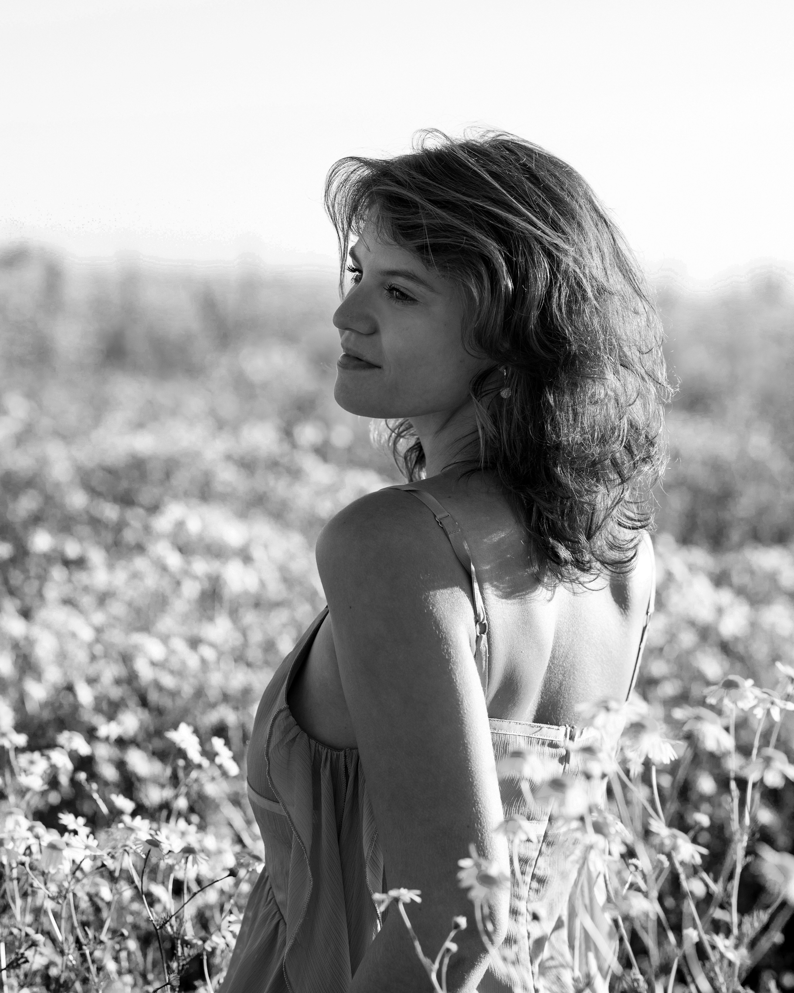 Фотосессия в цветочном поле. Портретный фотограф Екатерина Лысенко, Москва