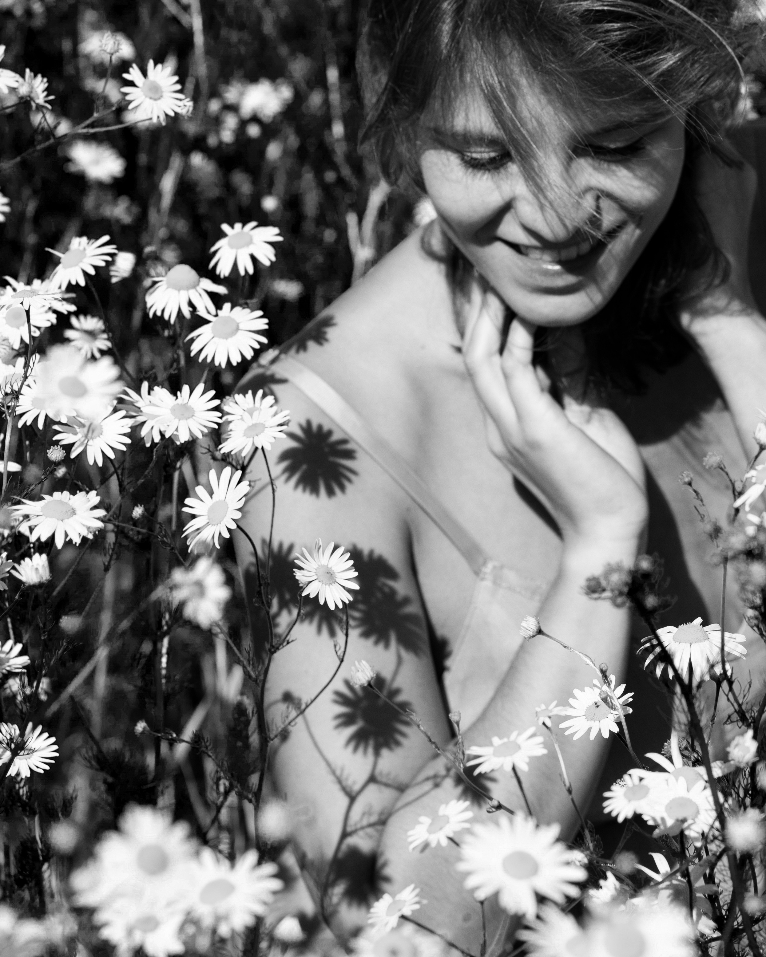 Фотосессия в цветочном поле. Портретный фотограф Екатерина Лысенко, Москва