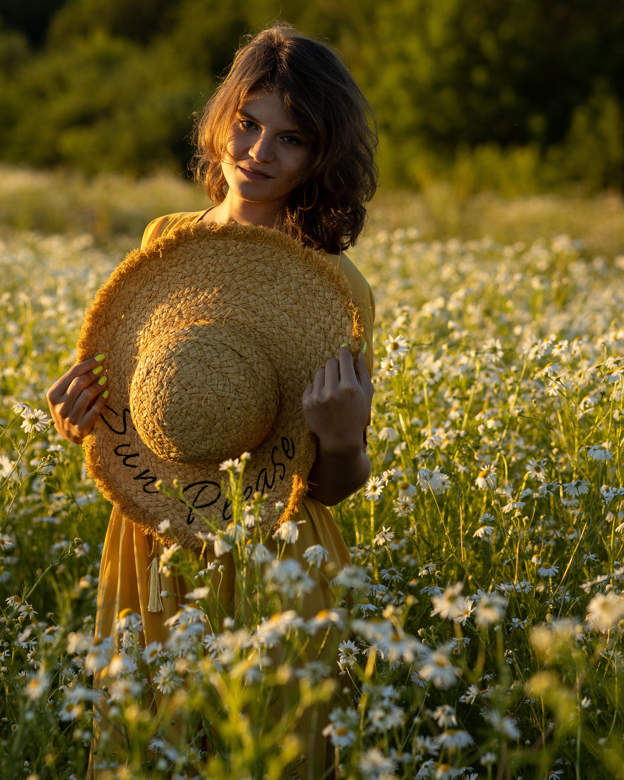 Фотосессия в цветочном поле. Портретный фотограф Екатерина Лысенко, Москва