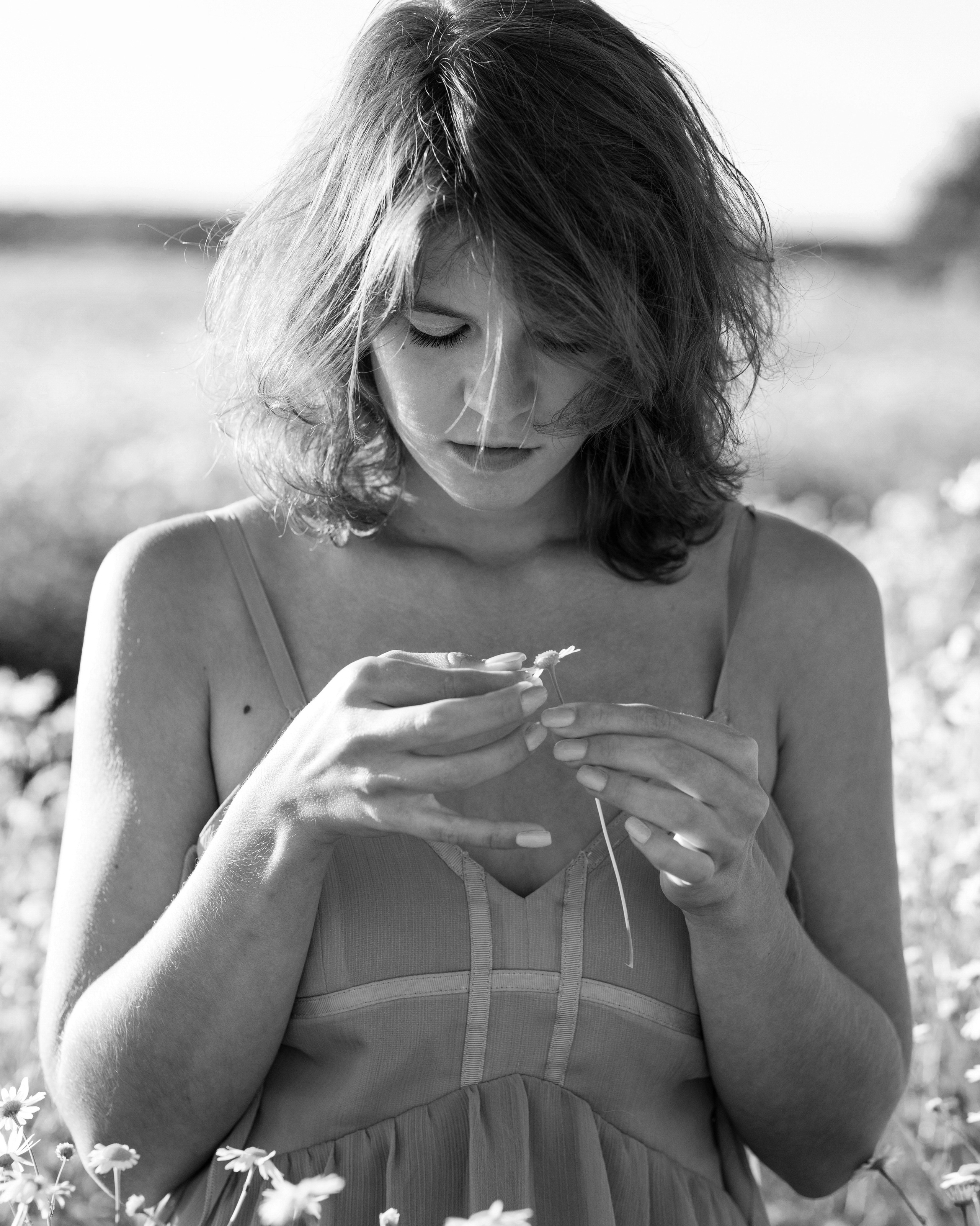 Фотосессия в цветочном поле. Портретный фотограф Екатерина Лысенко, Москва