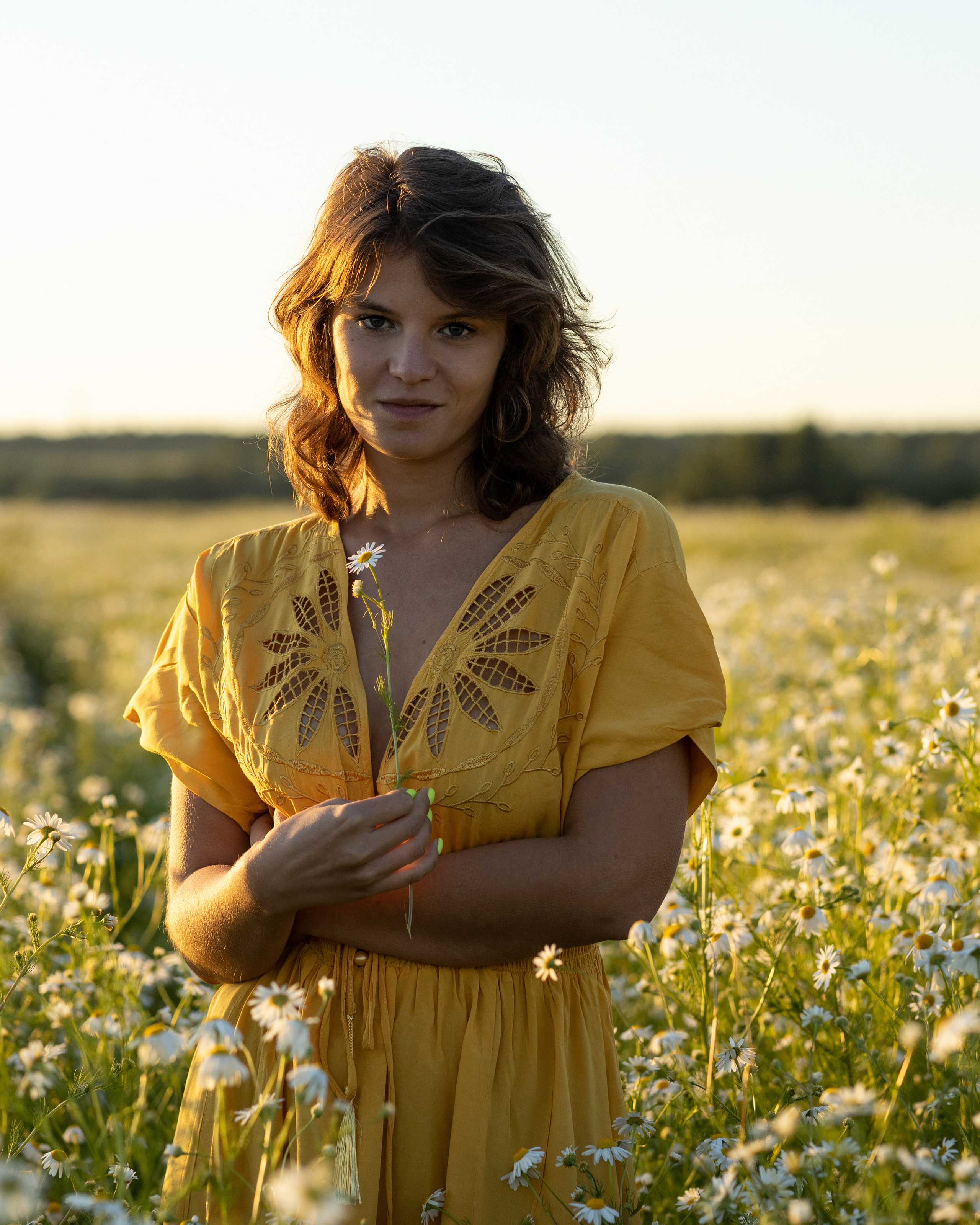 Фотосессия в цветочном поле. Портретный фотограф Екатерина Лысенко, Москва