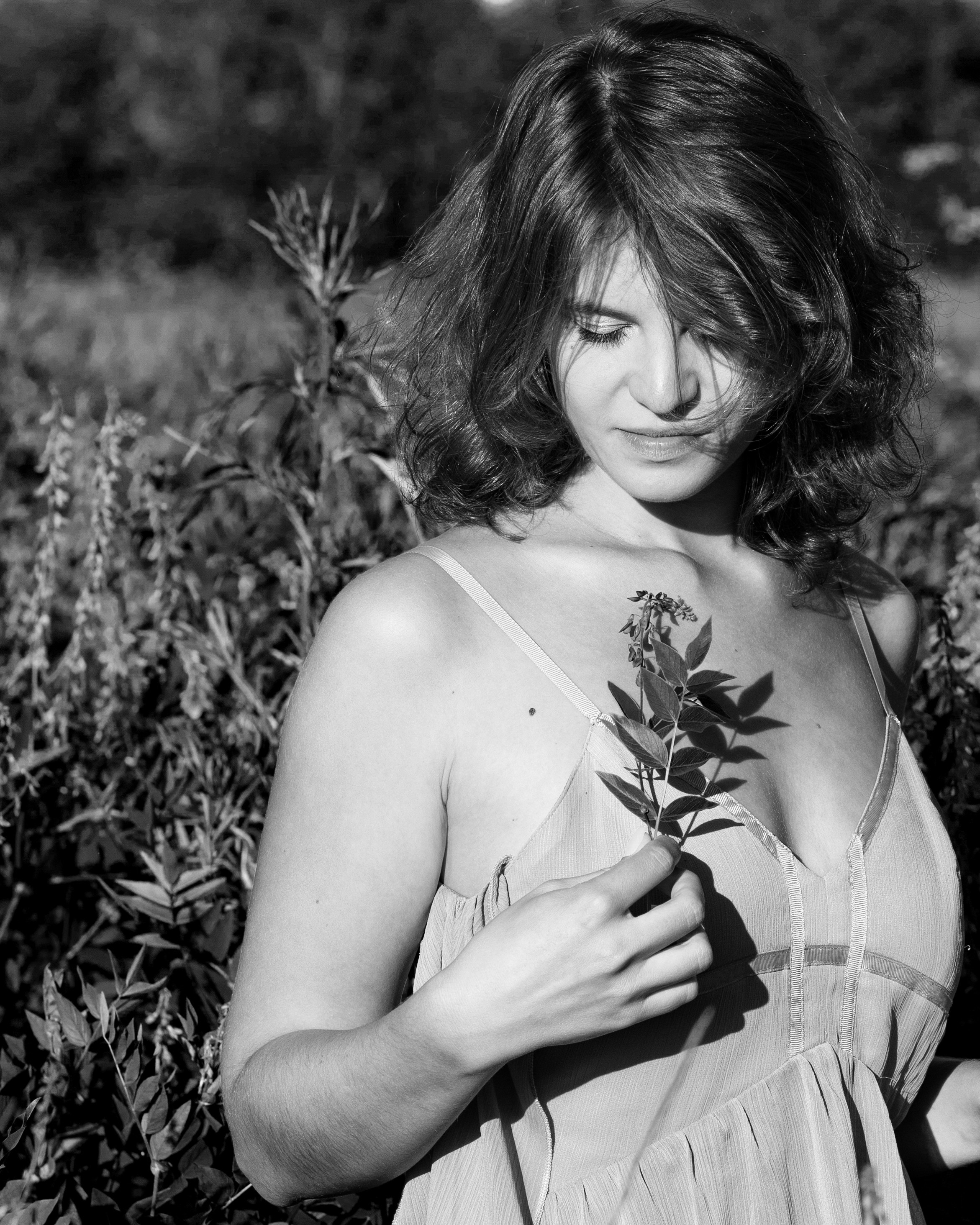 Фотосессия в цветочном поле. Портретный фотограф Екатерина Лысенко, Москва