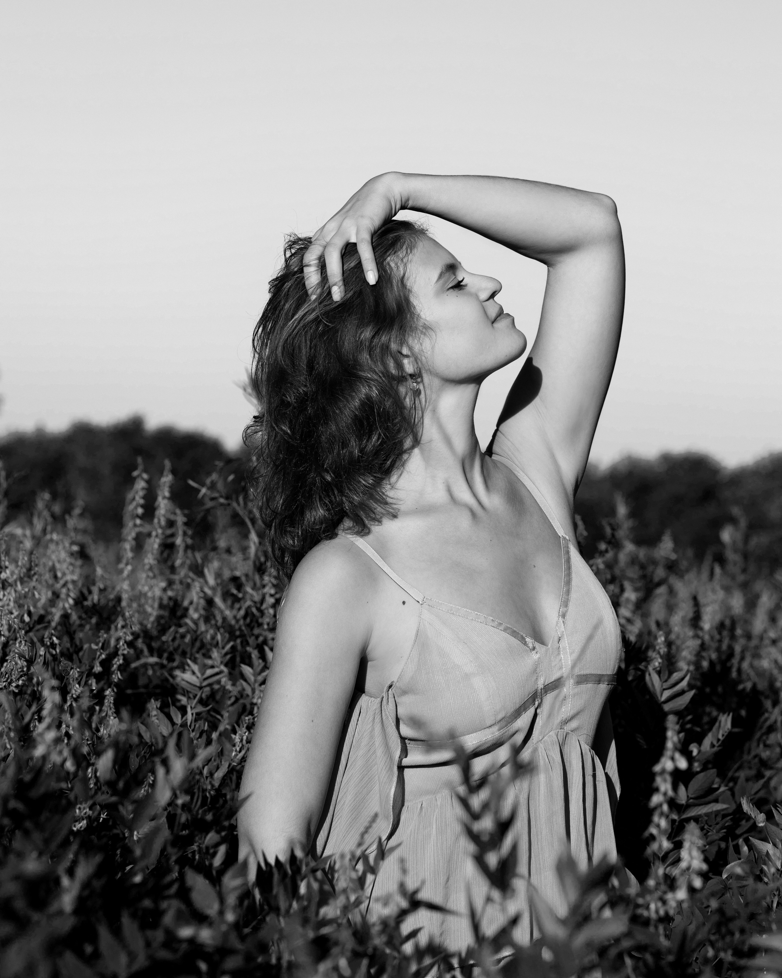 Фотосессия в цветочном поле. Портретный фотограф Екатерина Лысенко, Москва