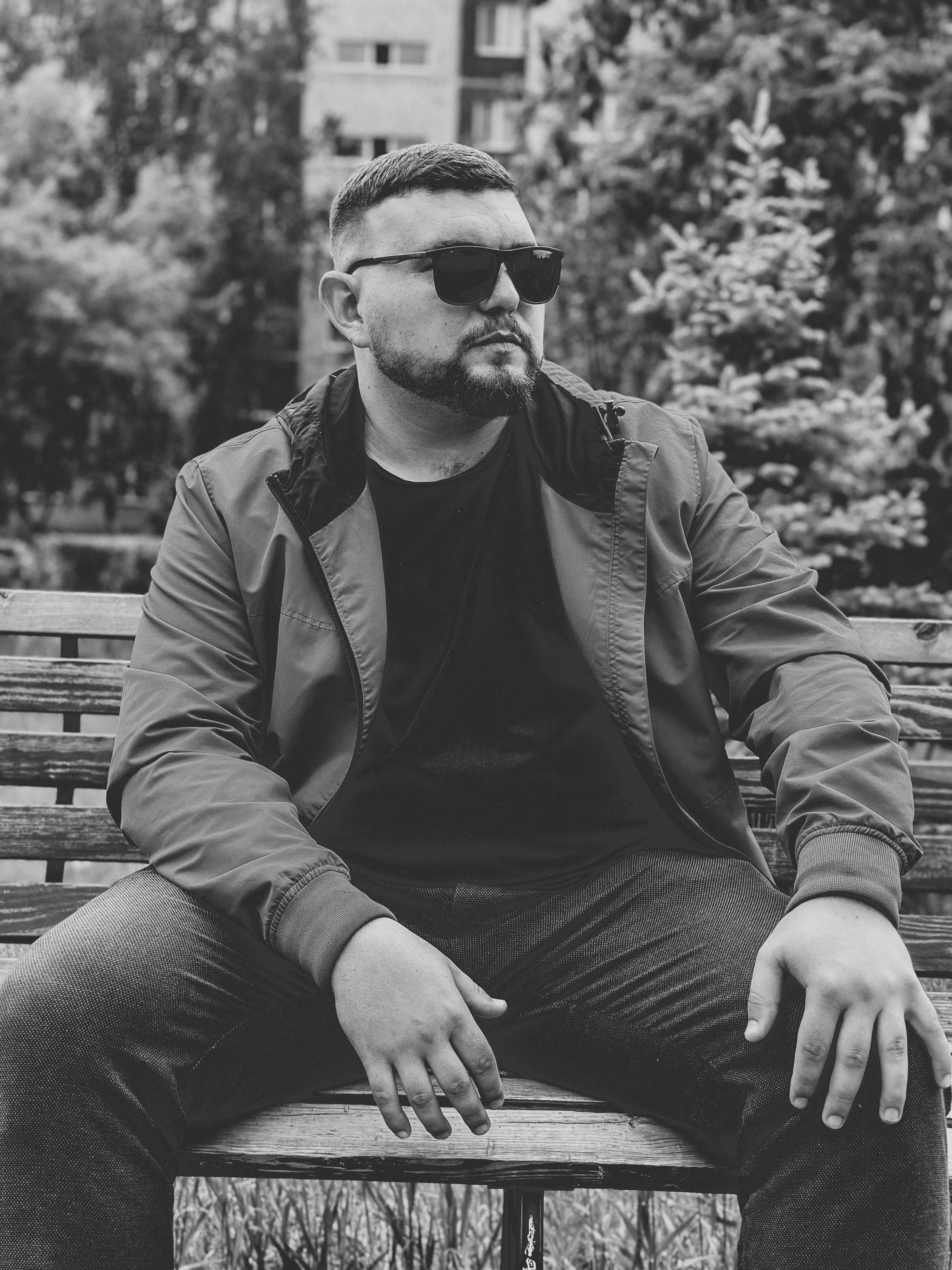 Брутальная ЧБ фотосессия Даниила. Твой фотограф и видеограф в Тюмени — Сергей Бизин