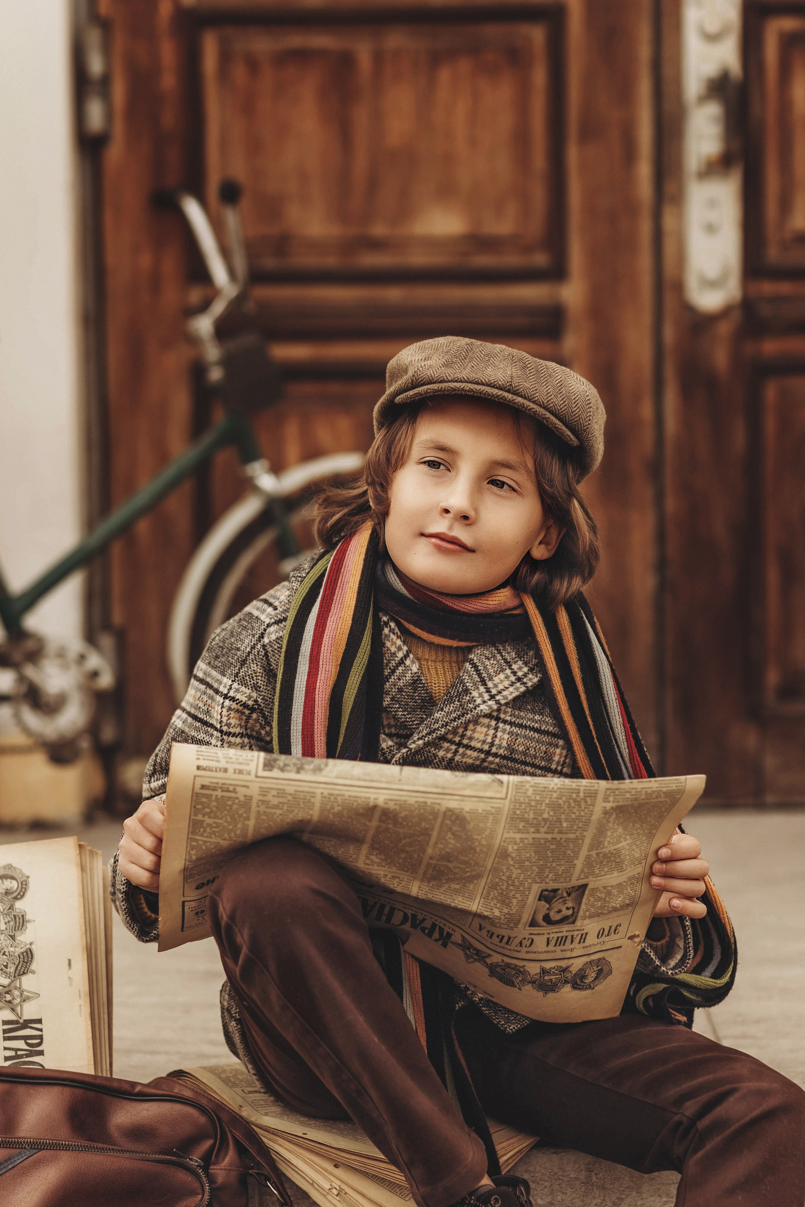 Детская фотосессия в стиле ретро. Детский и семейный фотограф Елена Воропаева