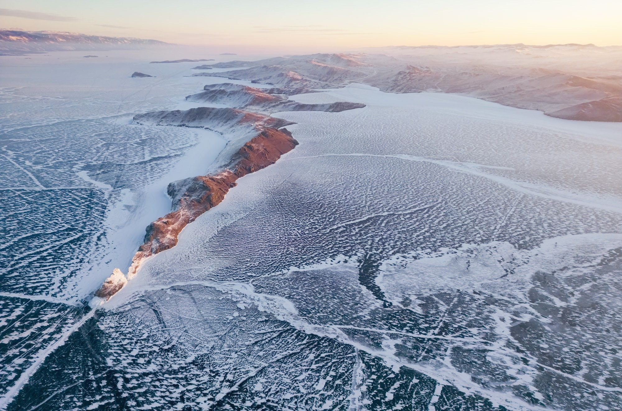 Сибирь с высоты птичьего полёта. Фотограф-пейзажист Александр Лещёнок / г. Красноярск